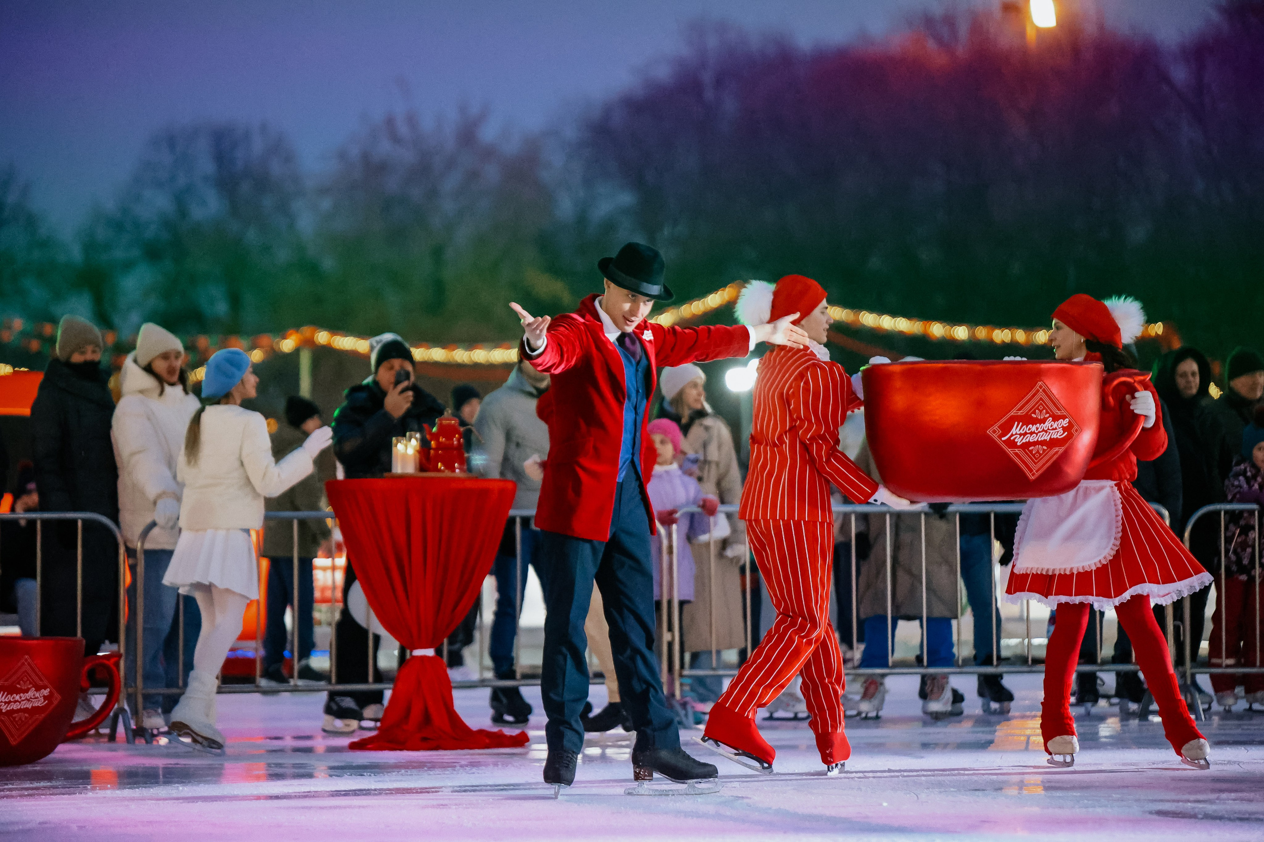 Ледовое шоу Парк Культуры проект Московское Чаепитие. Фотограф и видеограф Анна Домашенко