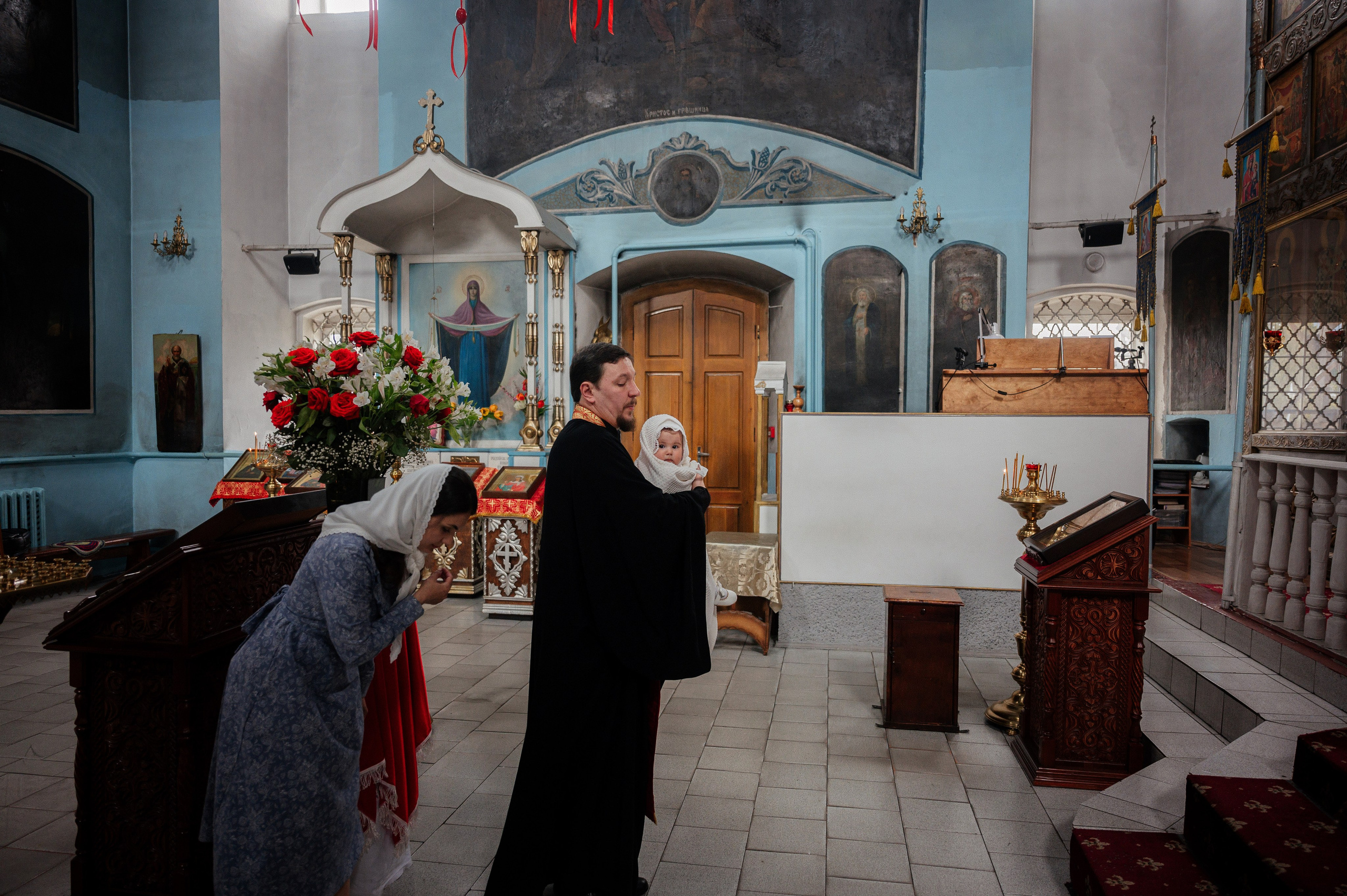 Вёшенская крещение Антонины. Фотограф Алёна Мил