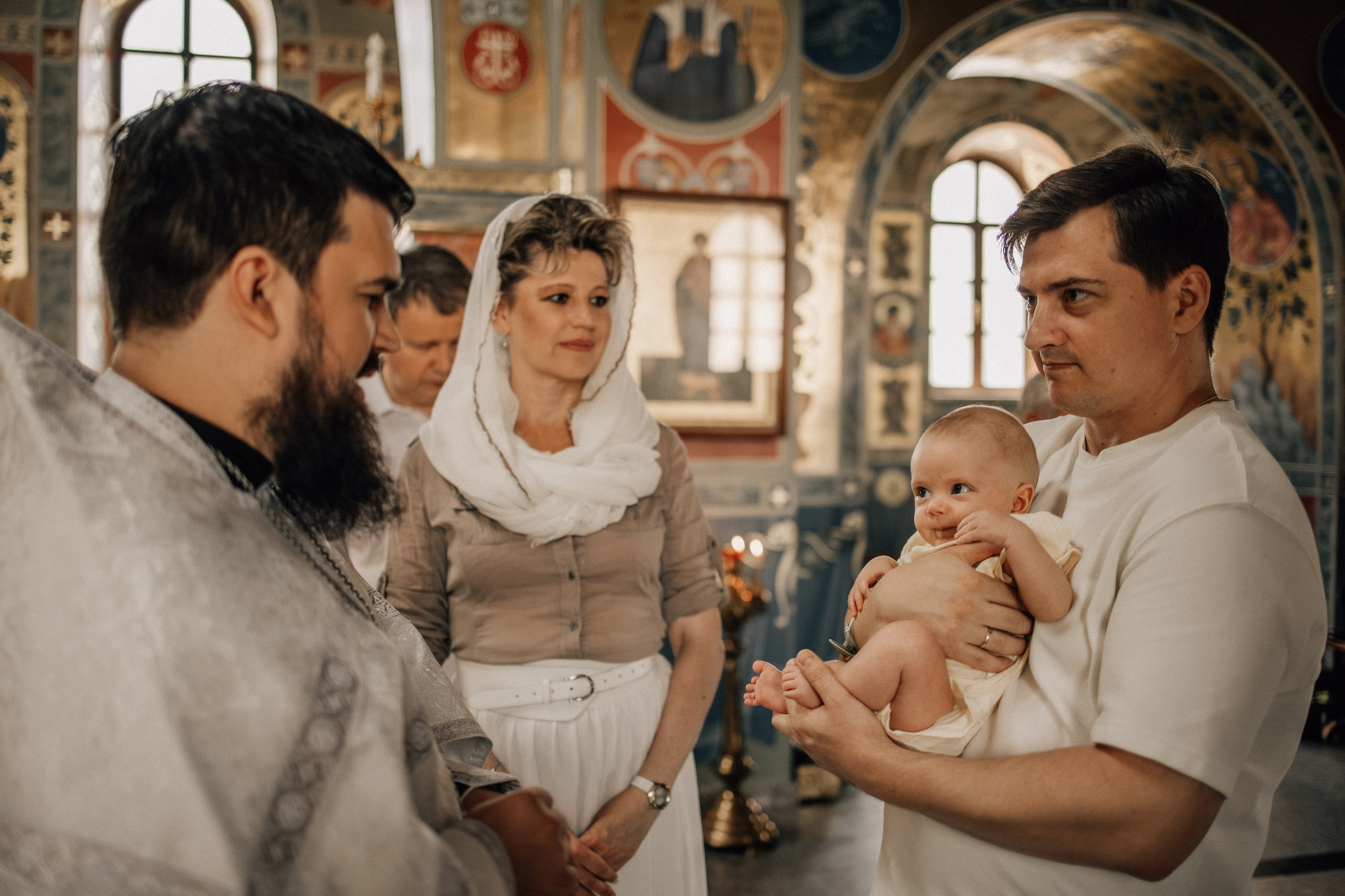 Съемка крещения в Воронеже, фотосессия крещения