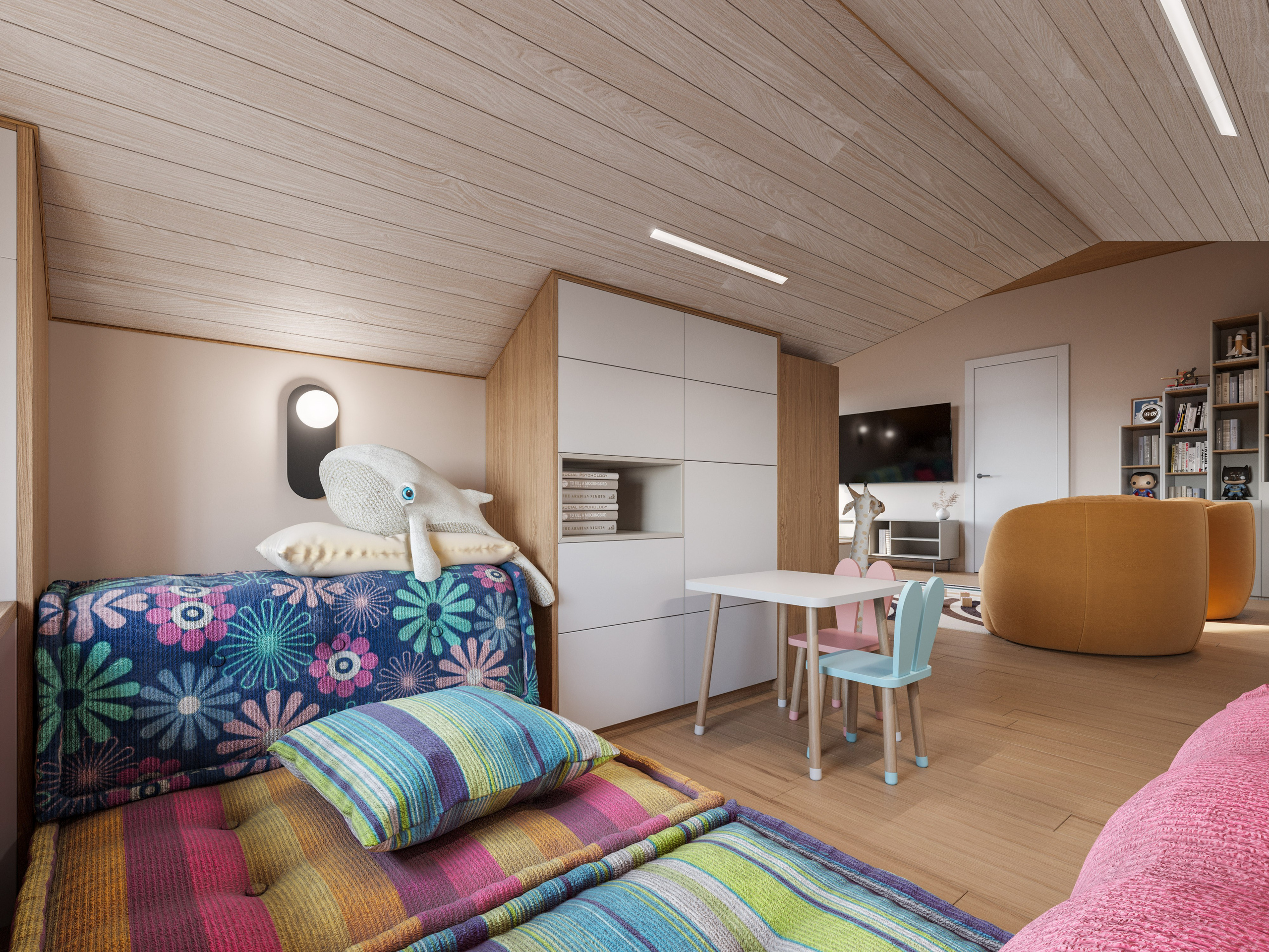 Загородный Дом в Современном Стиле: 3D Визуализации Интерьера с Атмосферой Уюта. Визуализатор интерьера в Москве | Брагин Кирилл