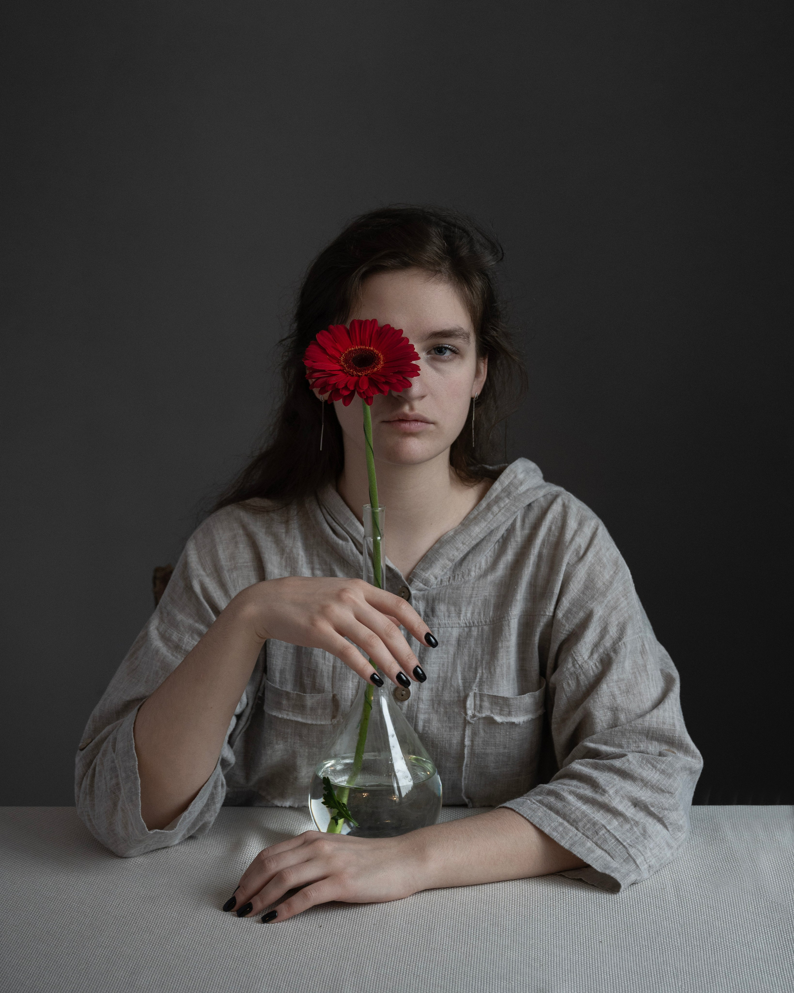 Я рисовала светом, как умела, а она просто была