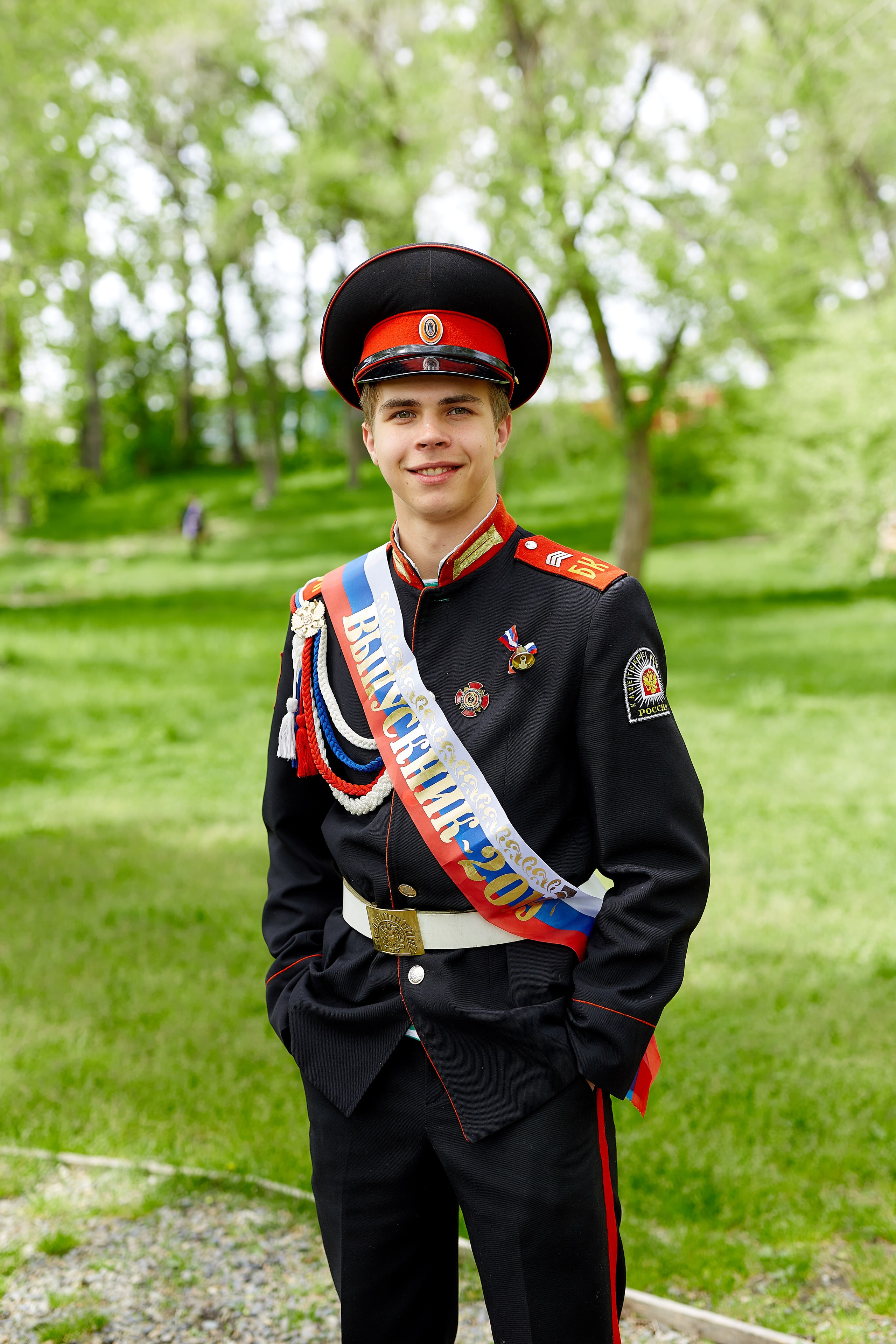 Кадеты последний звонок. Фотограф Вячеслав Фарунин