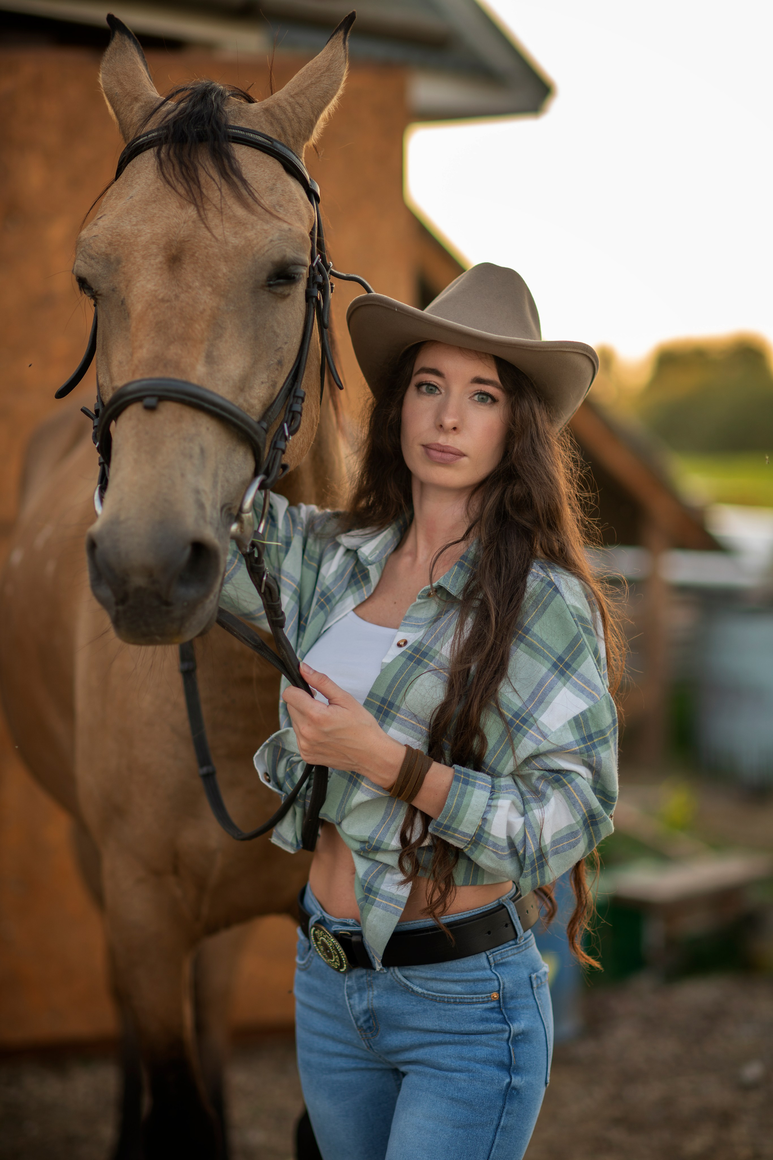 Фотосессия девушка ковбой. Фотограф Андрей Солод. Арзамас