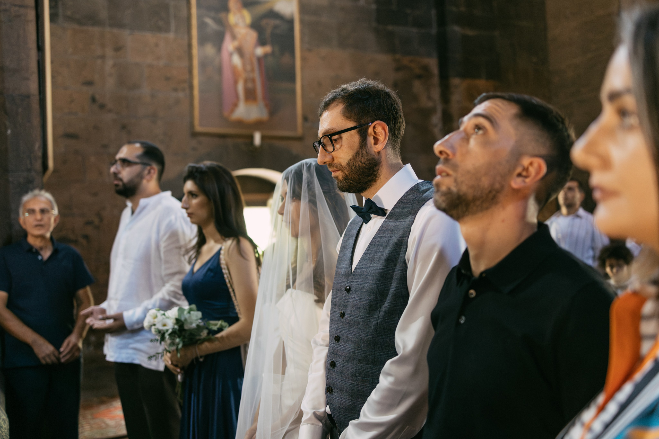 Свадьба Мери и Арама в храме Мухни. Фотограф в Армении Женя Гилевич