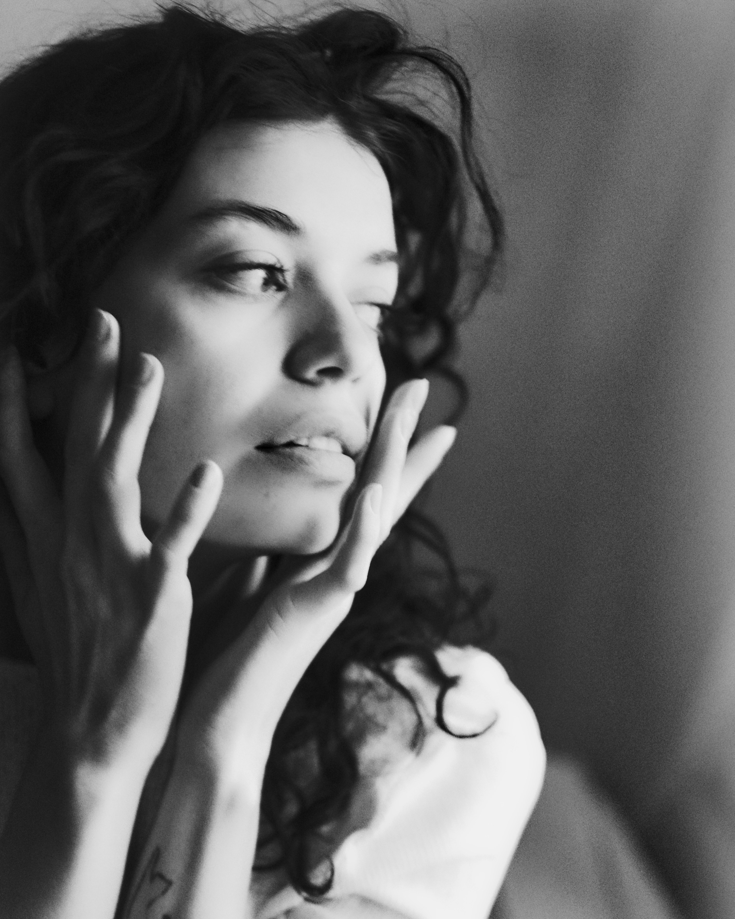 Фотосессия. Женский портрет. Черно-белая кино-эстетика