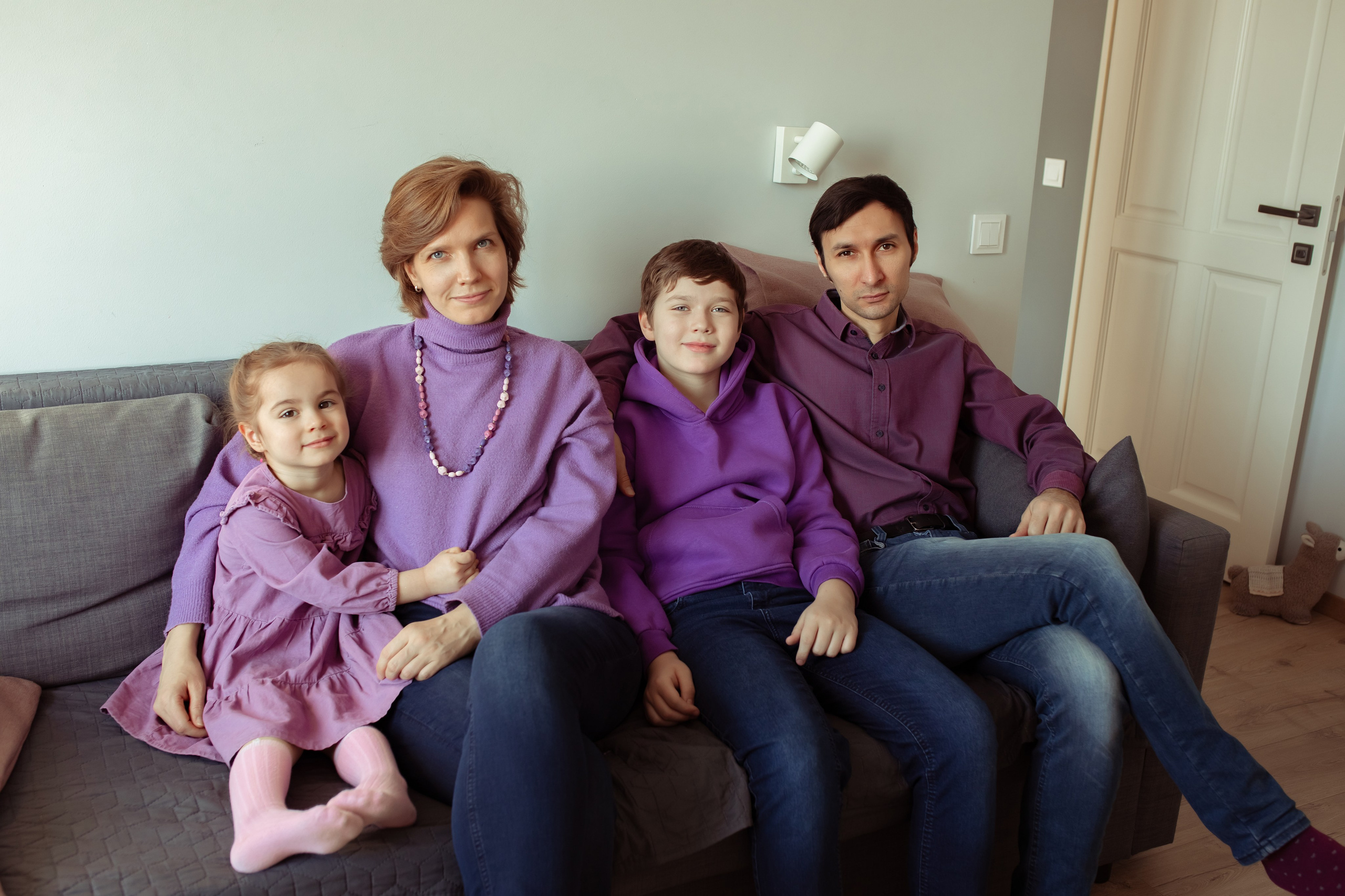 Александра, Максим, Евгений и Ксюша. Семейный и детский фотограф в Москве Дорогова Екатерина