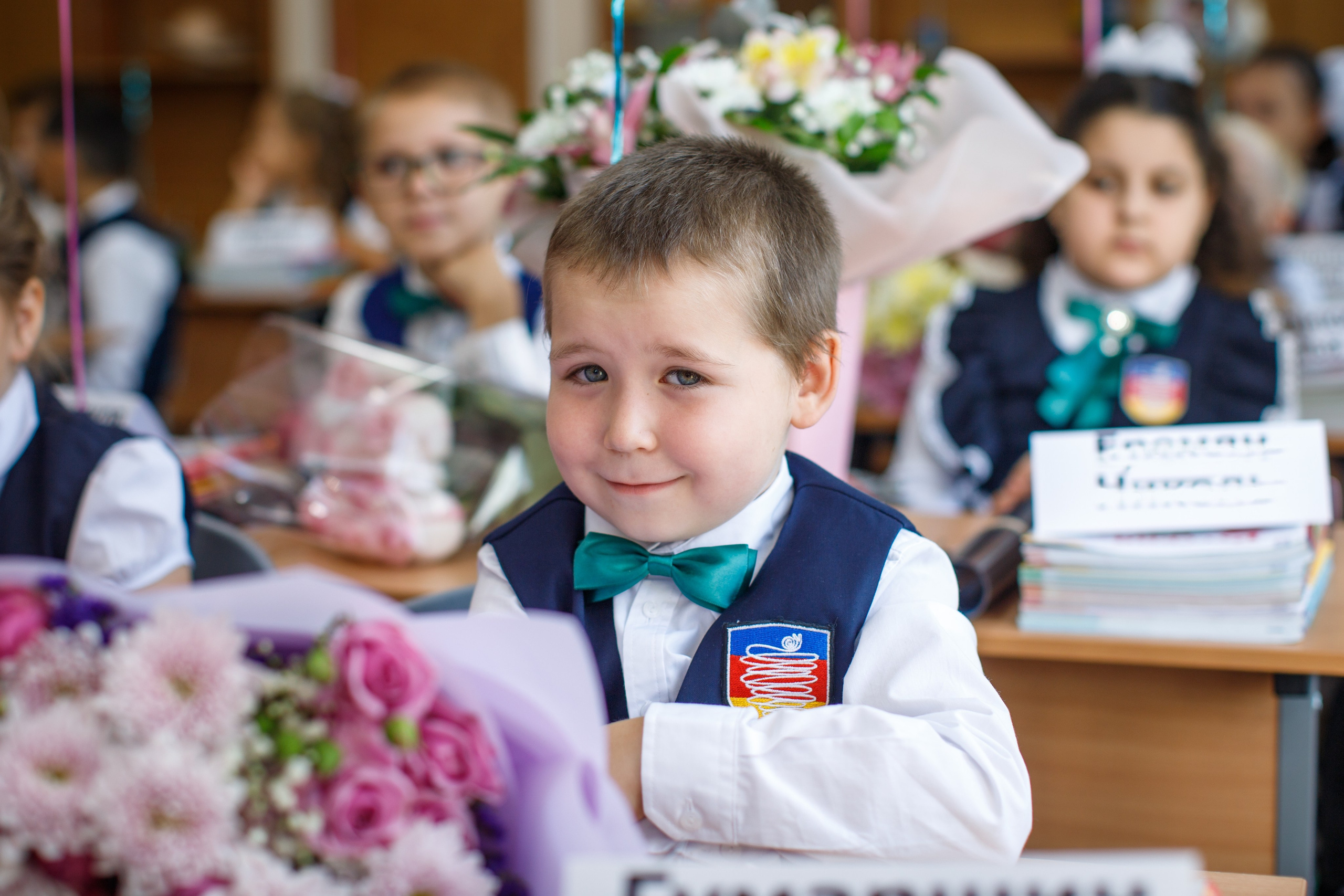 1 сентября / 1 класс / Гимназия № 1558 / г. Москва. Детский и семейный фотограф Мария Киселёва. Москва