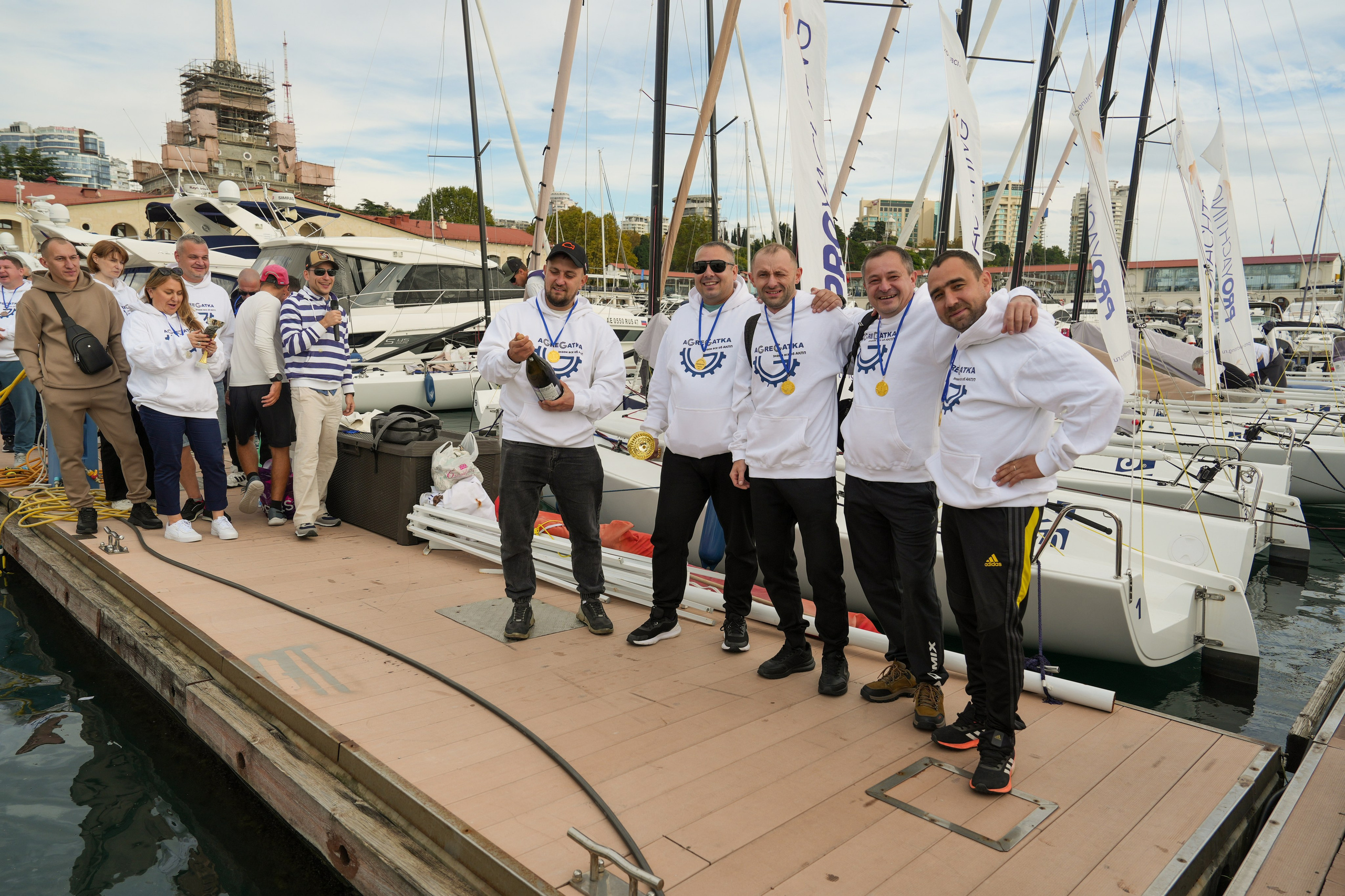 Яхтенная регата для компании Агрегатка. Репортажный фотограф в Красной Поляне и Сочи Павлюченко Екатерина