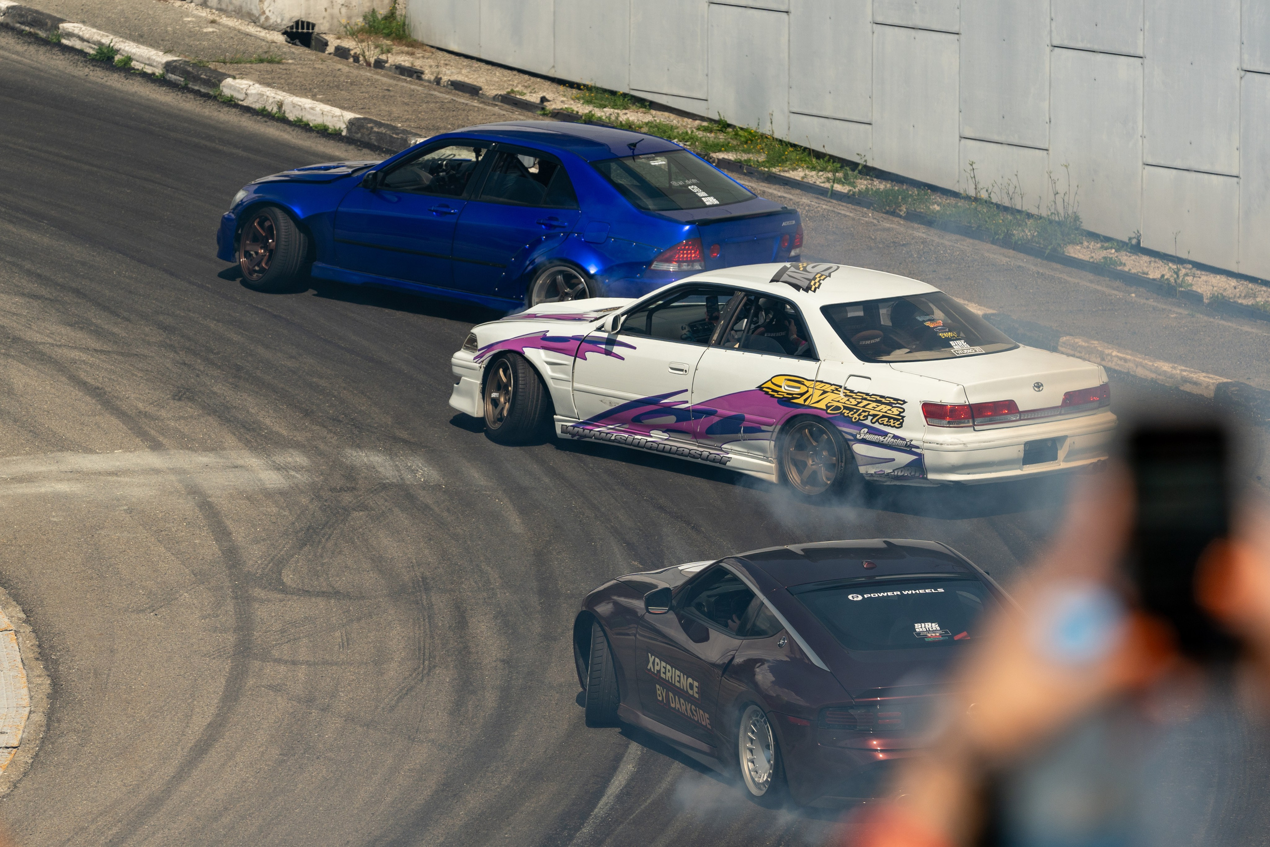 Автомобильные дрифт-гонки в рамках фестиваля Grounded 2024. Репортажный фотограф в Красной Поляне и Сочи Павлюченко Екатерина