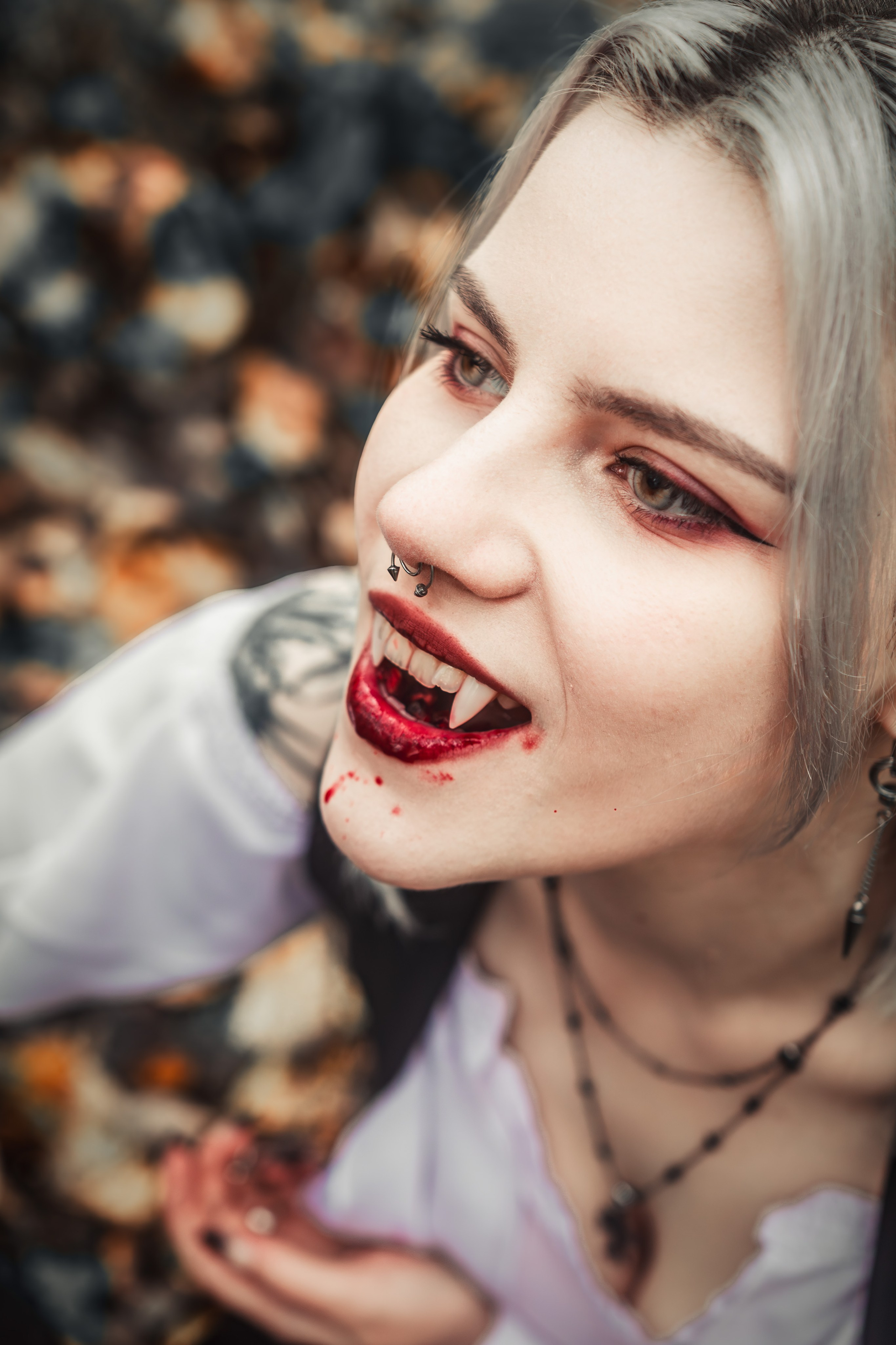 Фотосессия Вампиры в лесу