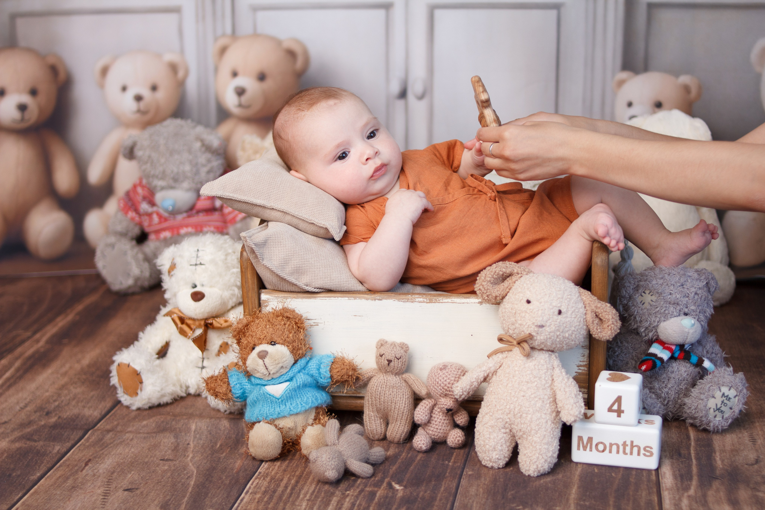 Тимурчик 4 месяца. Первый кадр | newborn фотограф | Всеволожск