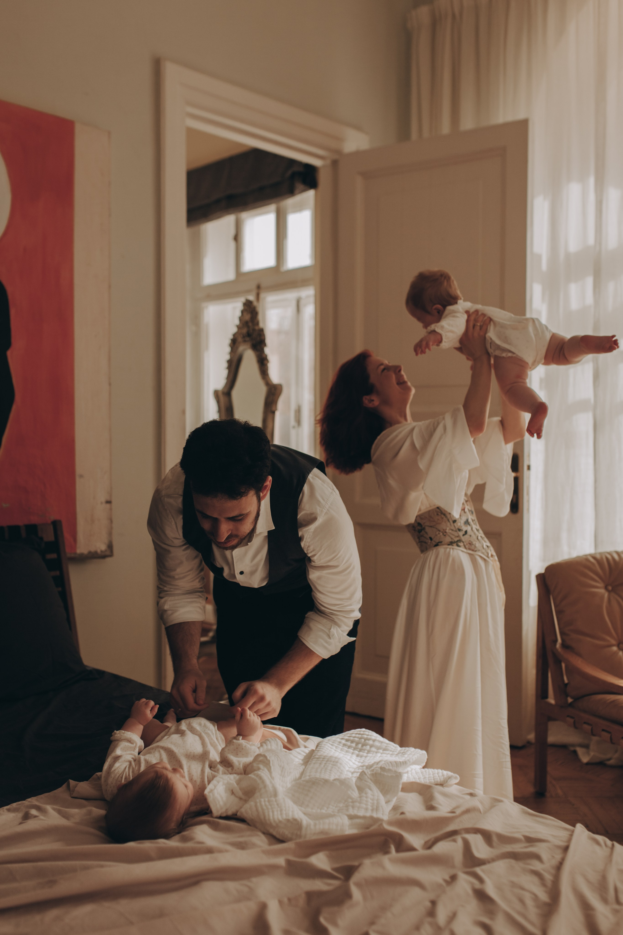 Маша, Саша и малышки. Семейный фотограф Полина Сарина Москва