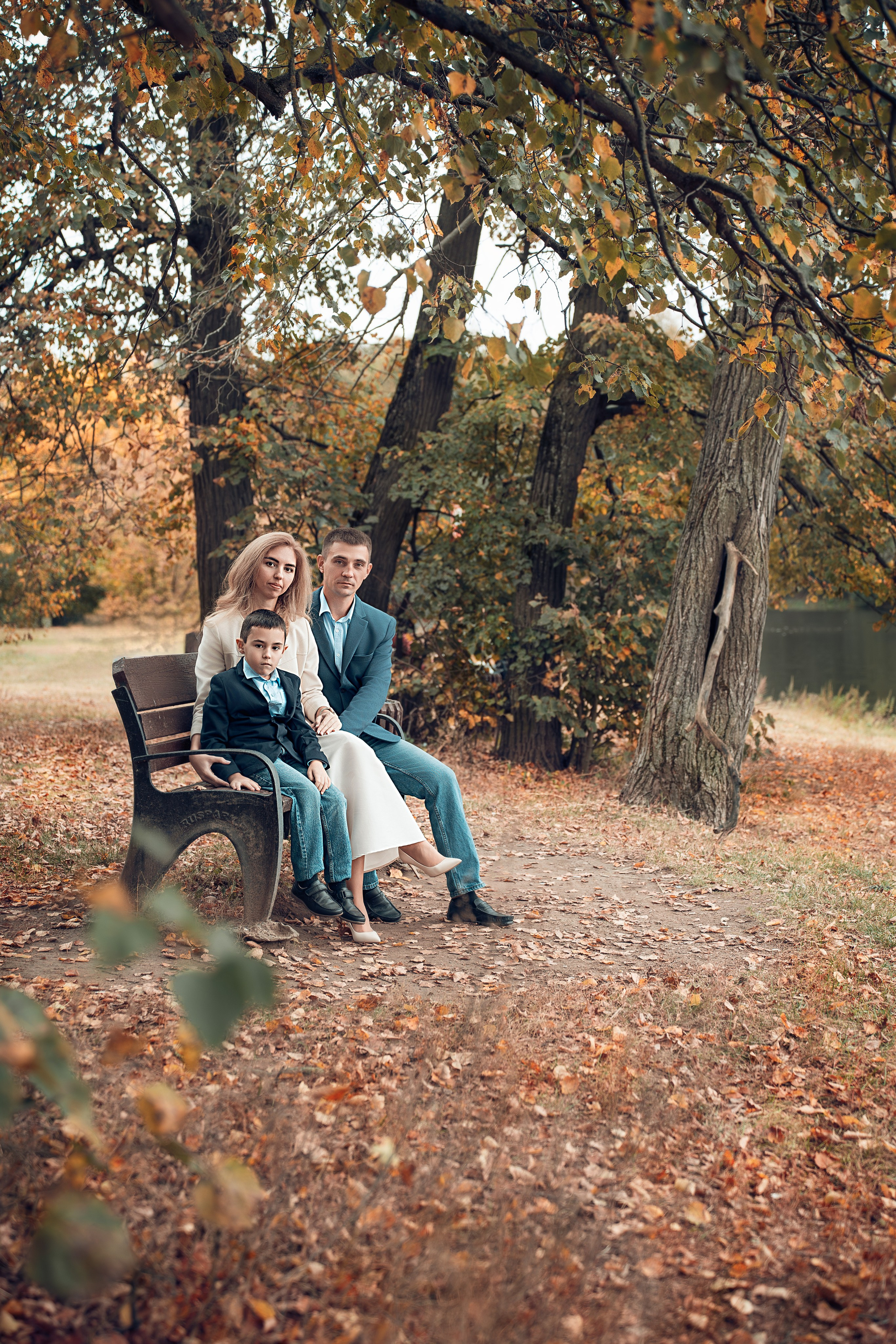 Семейный фотограф в Москве | Фотосессия семьи с детьми Юлия, Дмитрий и Костя