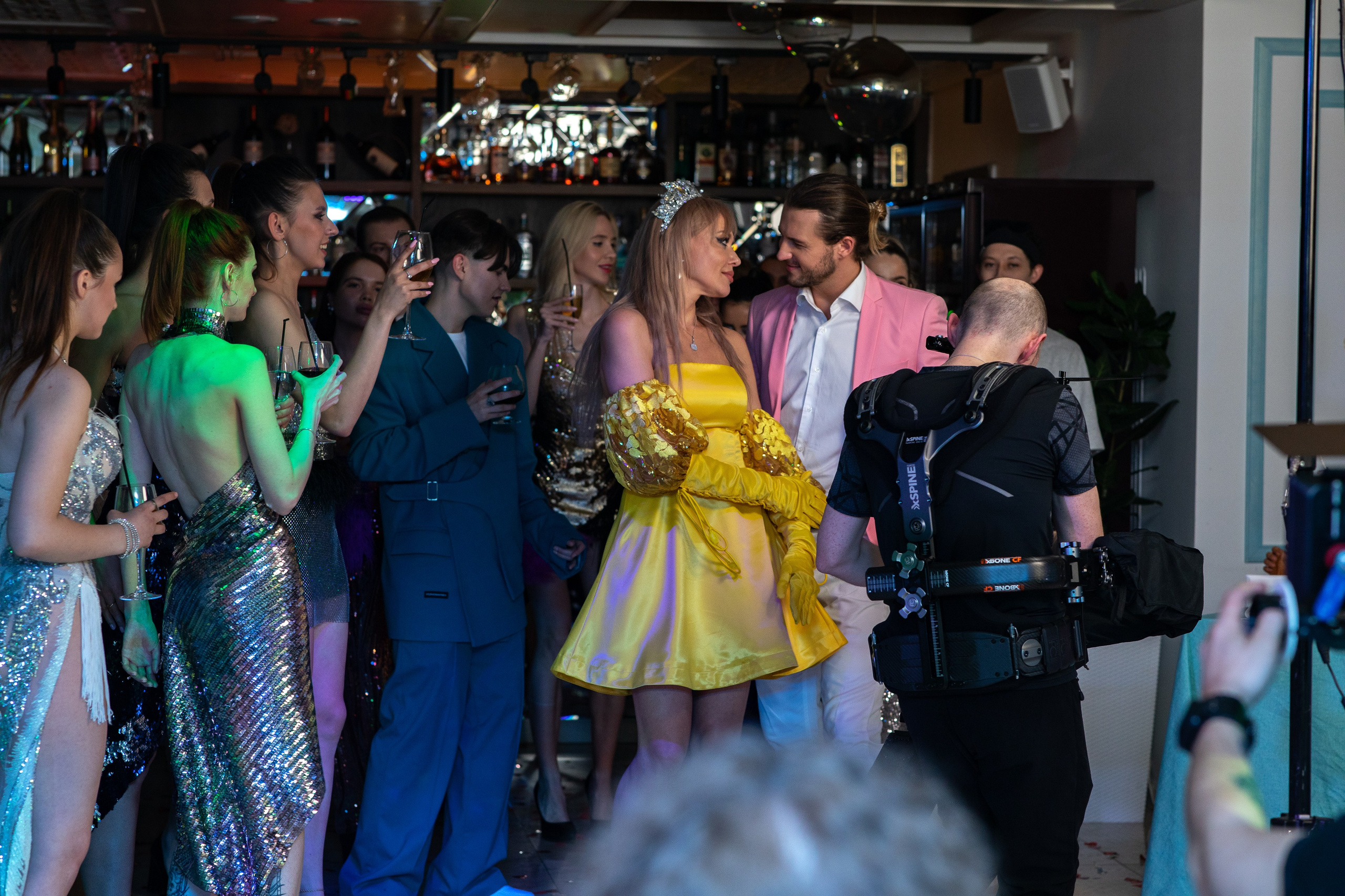 Съемка клипа Анни Калашниковой «Не ври мне в Риме». Art photographer Nino