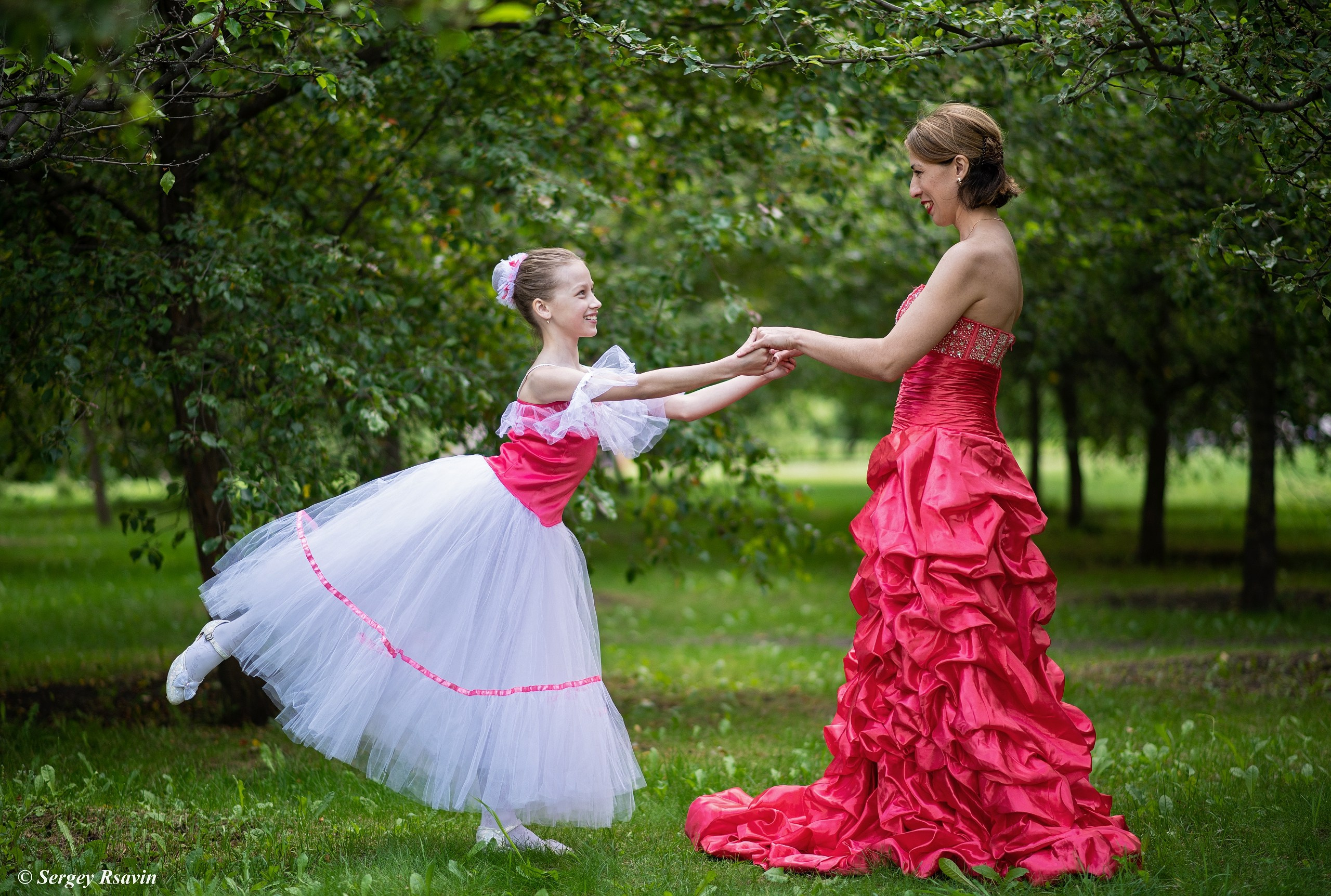 Фотосессия в саду. Фотограф в Москве Сергей Рсавин