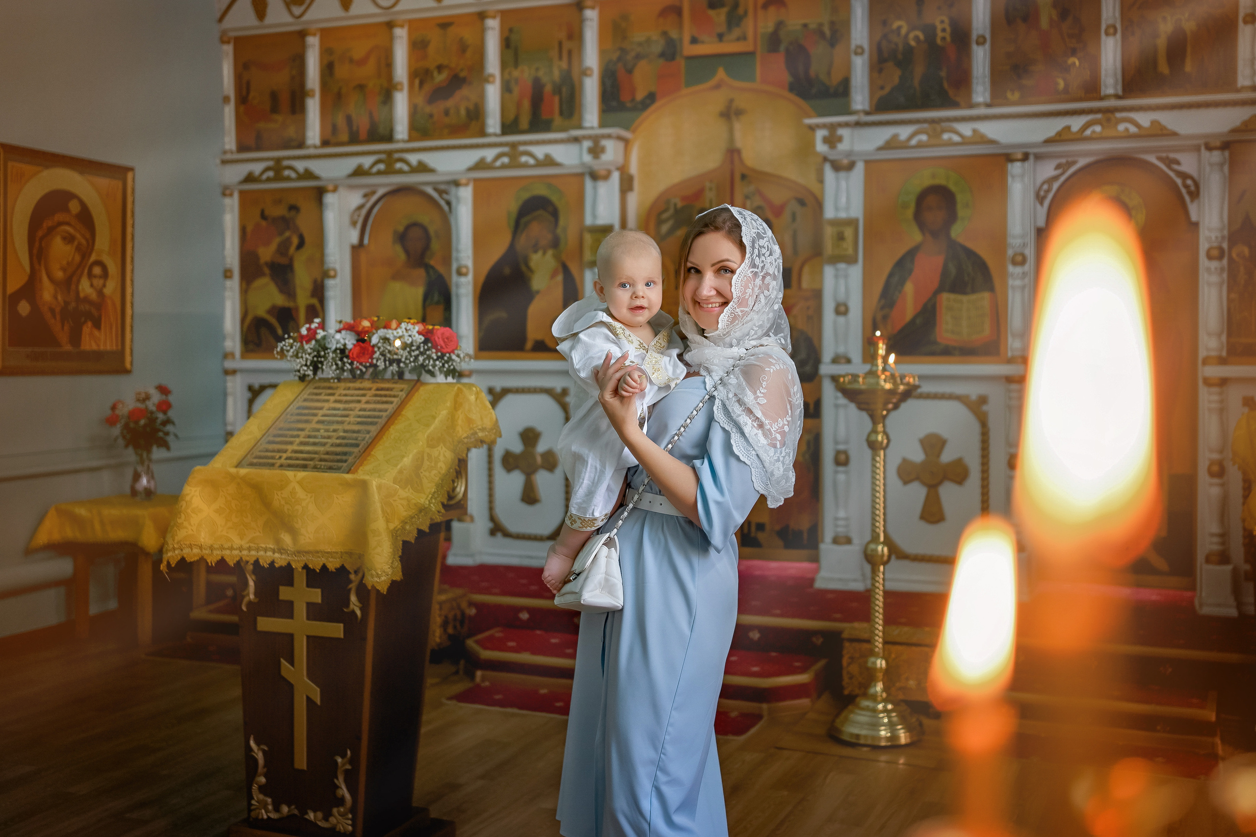 Таинство крещения. Семейный фотограф в Волгодонске Анастасия Шипилова