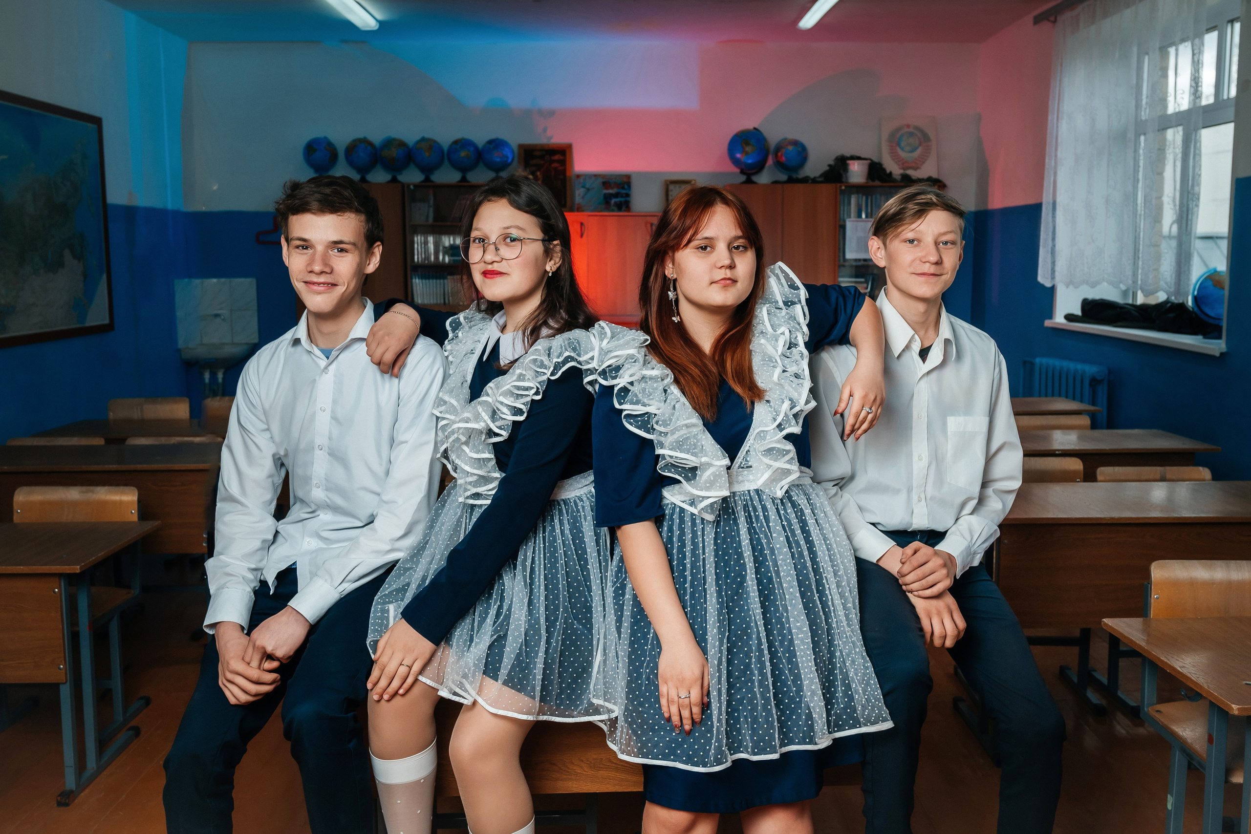 Старшая школа. Фото. Современные выпускные альбомы. Воткинск