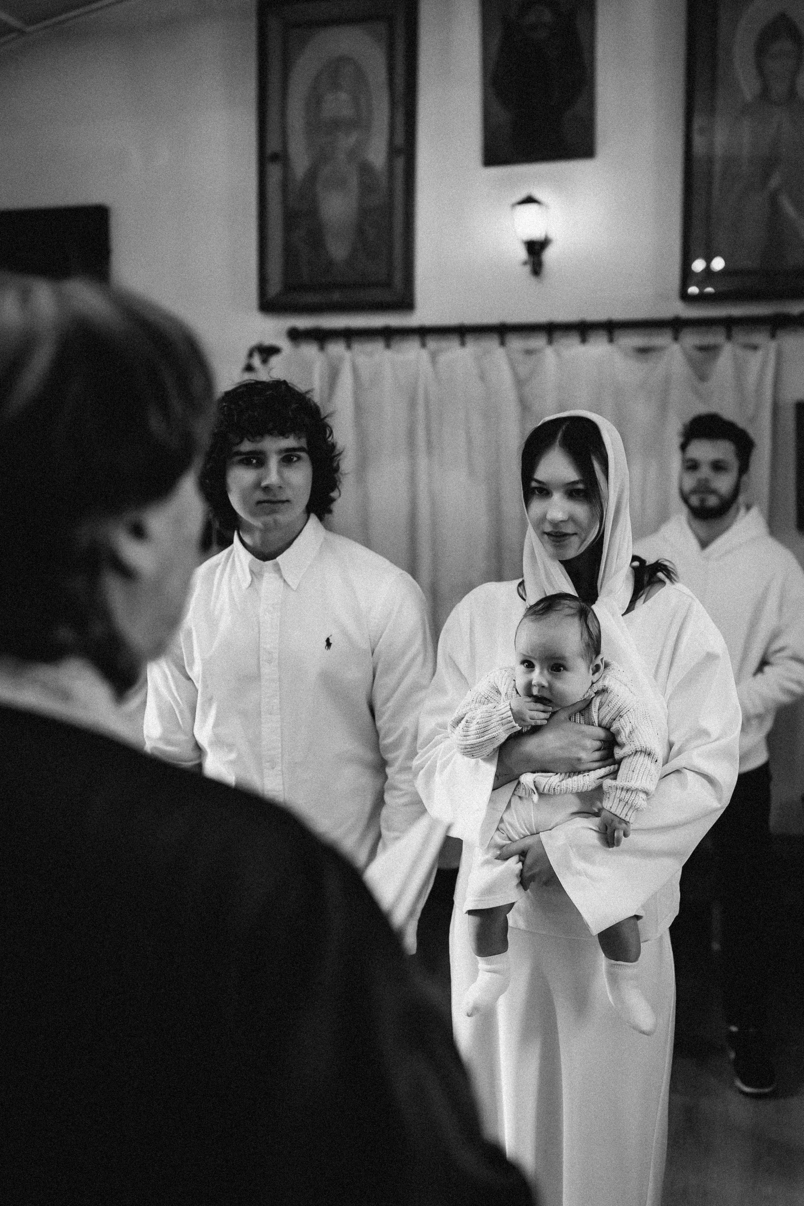 Крещение Артема. Семейный фотограф Минск Усова Ольга