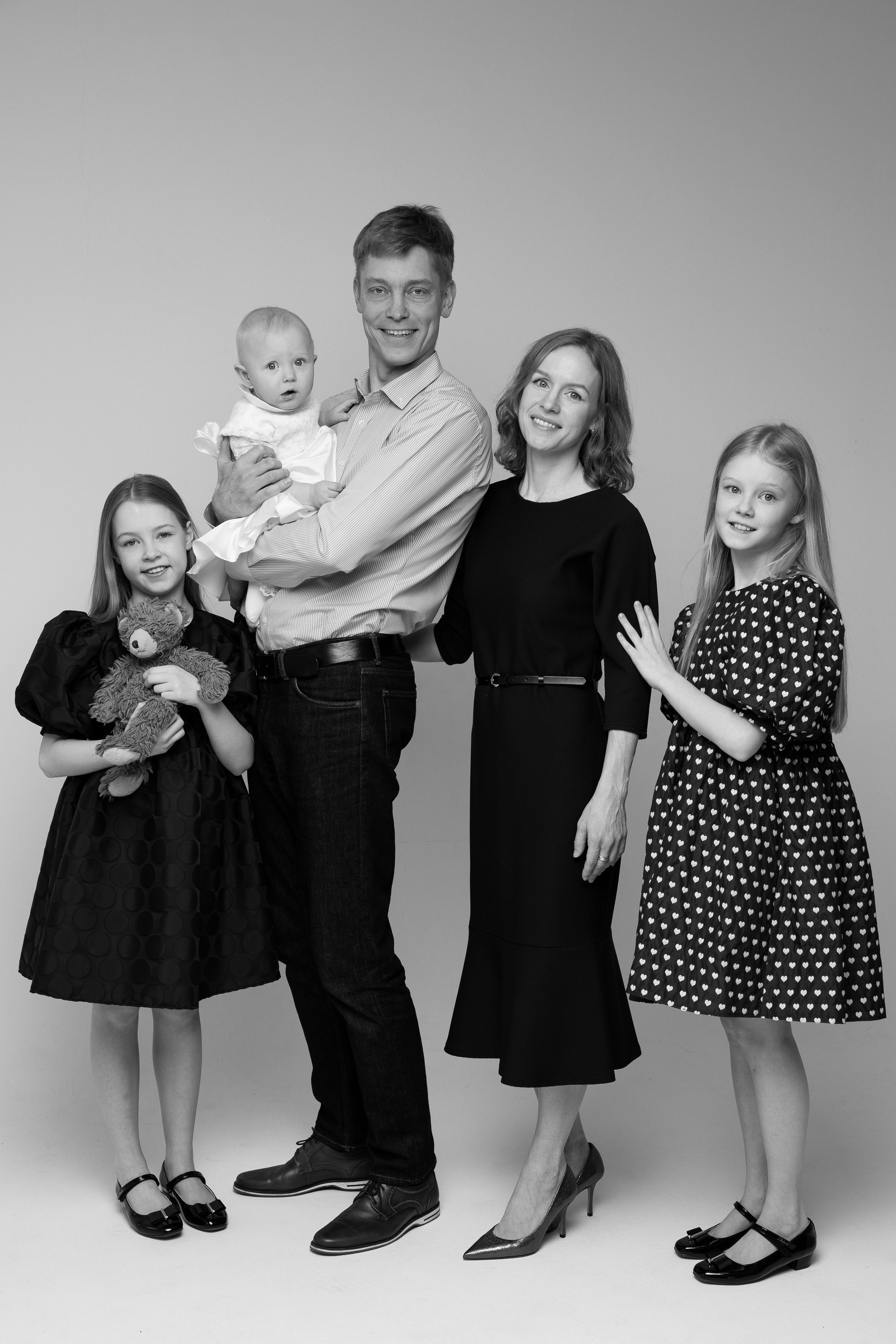 Настя и Саша с дочерьми. Портретный фотограф Санкт-Петербург и Москва Дарья Румянцева