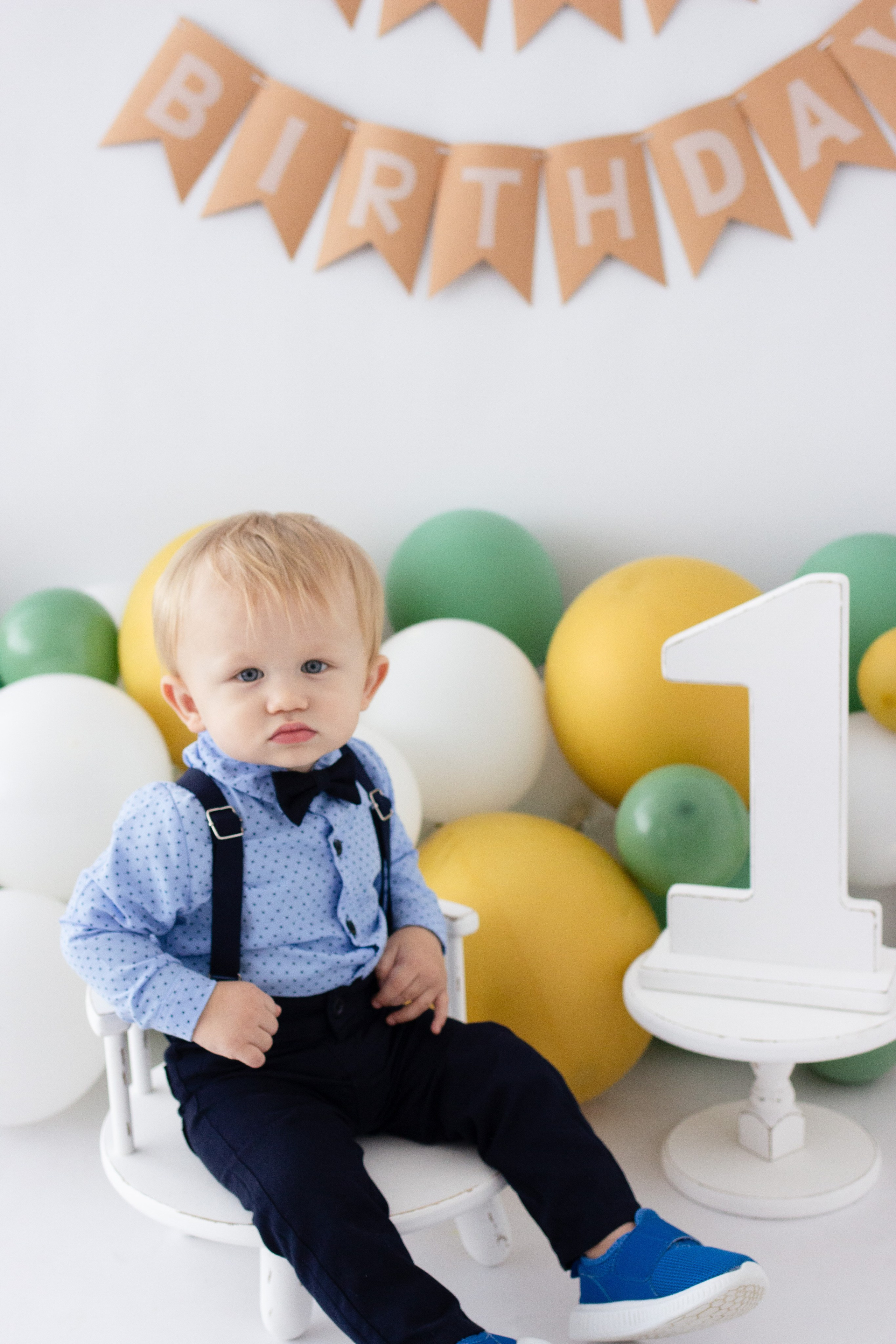 Дима 1 годик. Newborn-barykina.ru