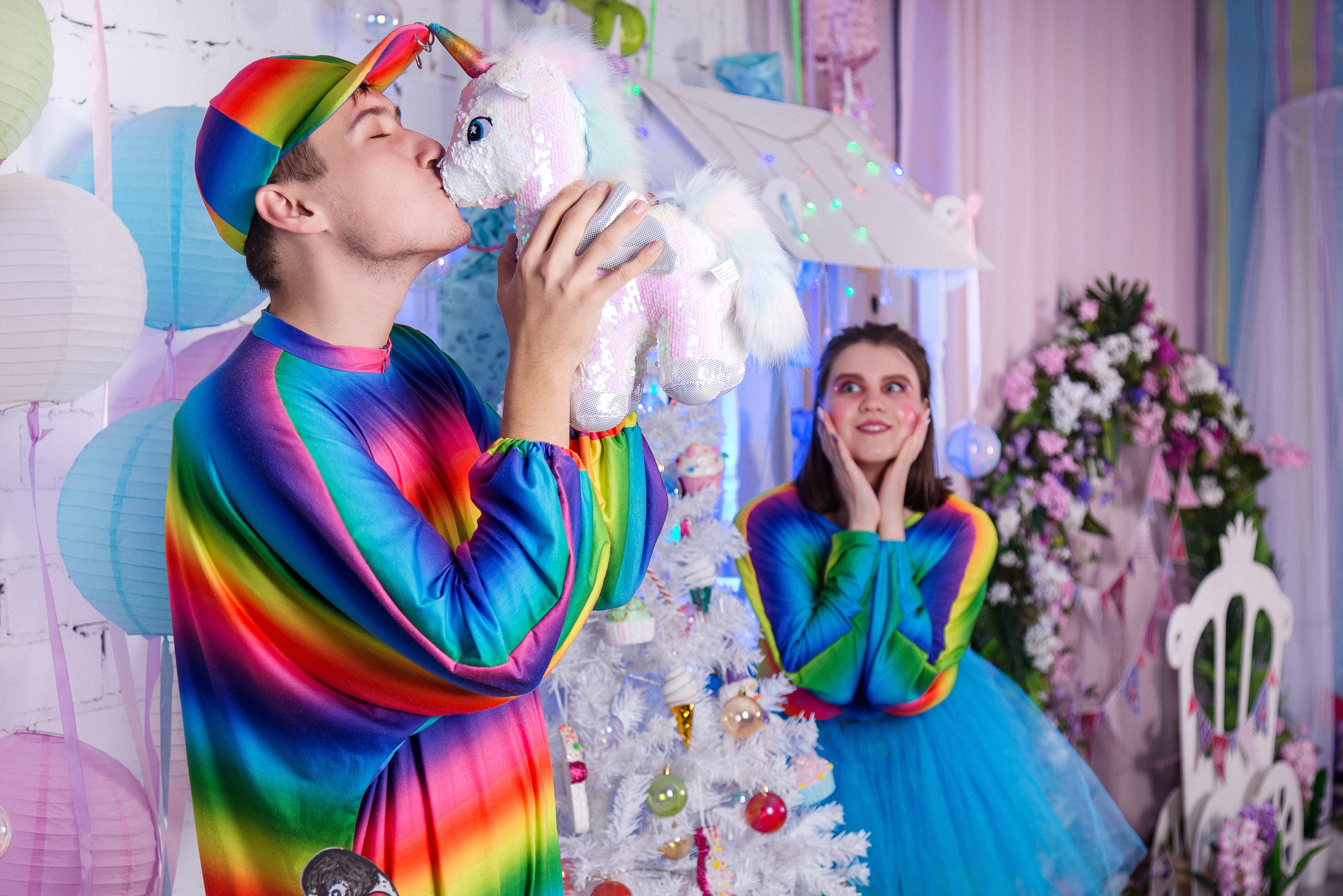 Дед Мороз и Снегурочка. Анимация Натальи Старостининой. Фотограф Опыт Качество Скорость Горный Алтай Барнаул