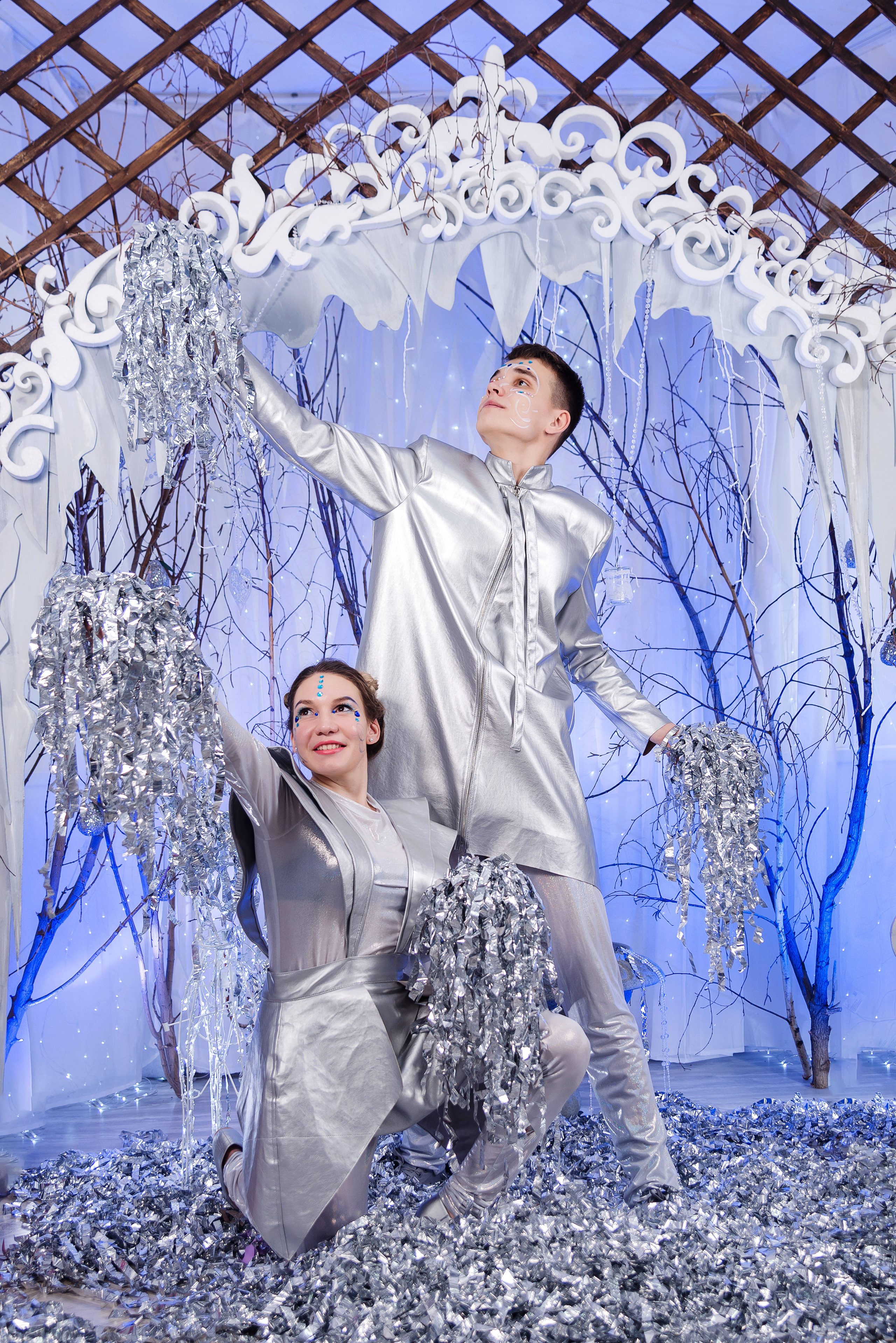 Дед Мороз и Снегурочка. Анимация Натальи Старостининой. Фотограф Опыт Качество Скорость Горный Алтай Барнаул