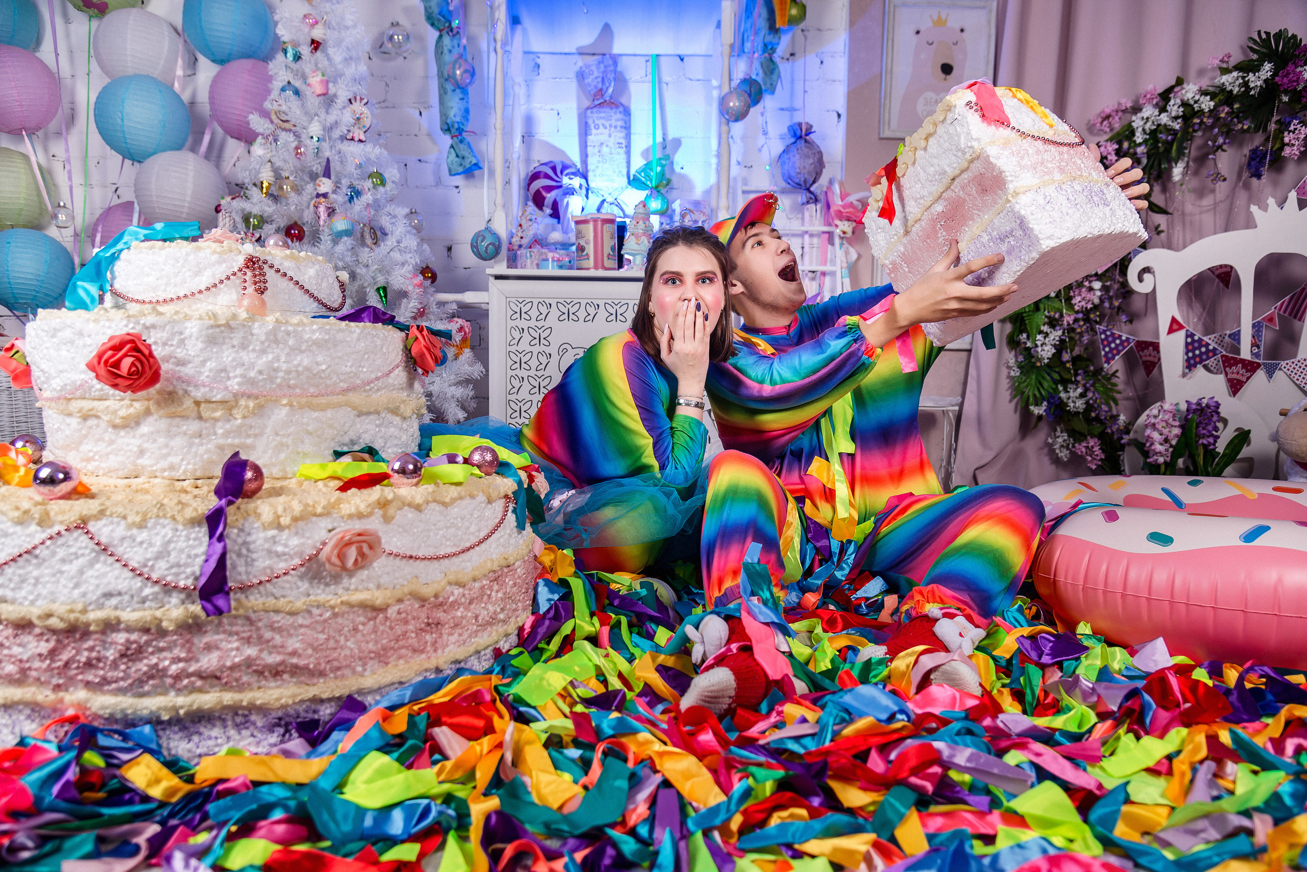 Дед Мороз и Снегурочка. Анимация Натальи Старостининой. Фотограф Опыт Качество Скорость Горный Алтай Барнаул