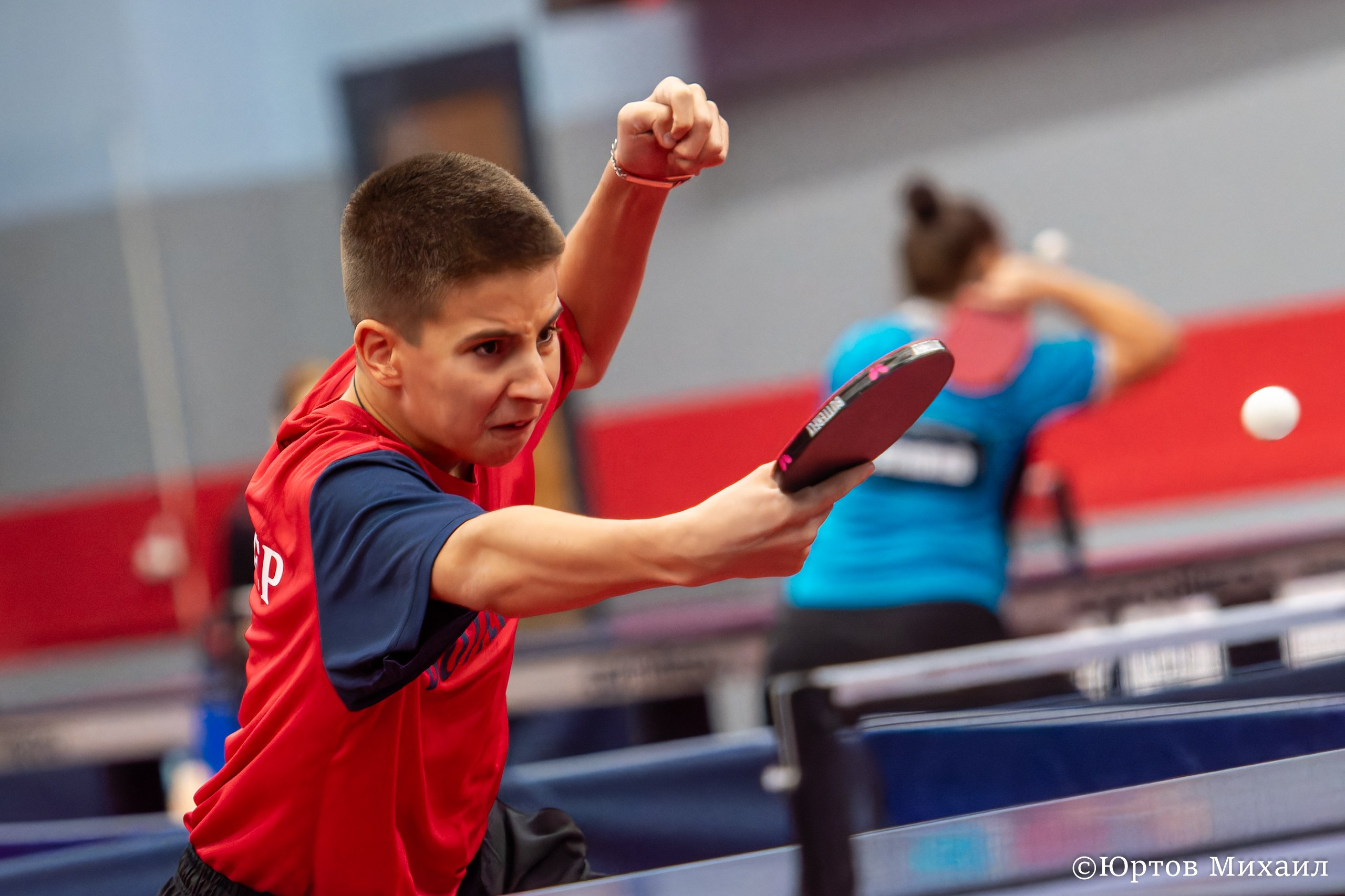 Настольный теннис. Спортивный фотограф Михаил Юртов