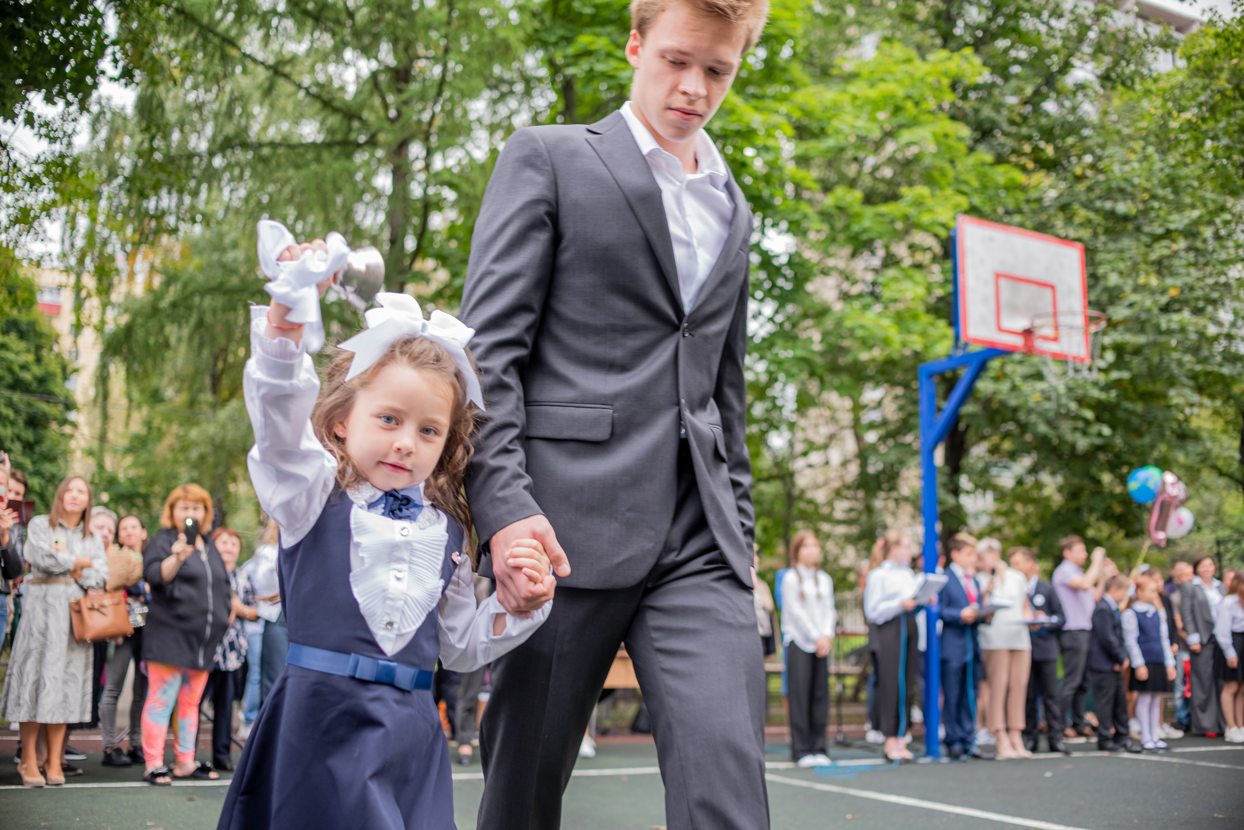 Первый класс, школа 2200, Москва. Свадебный и семейный фотограф Екатерина Пушан. Москва, Балашиха, Железнодорожный, Солнечногорск