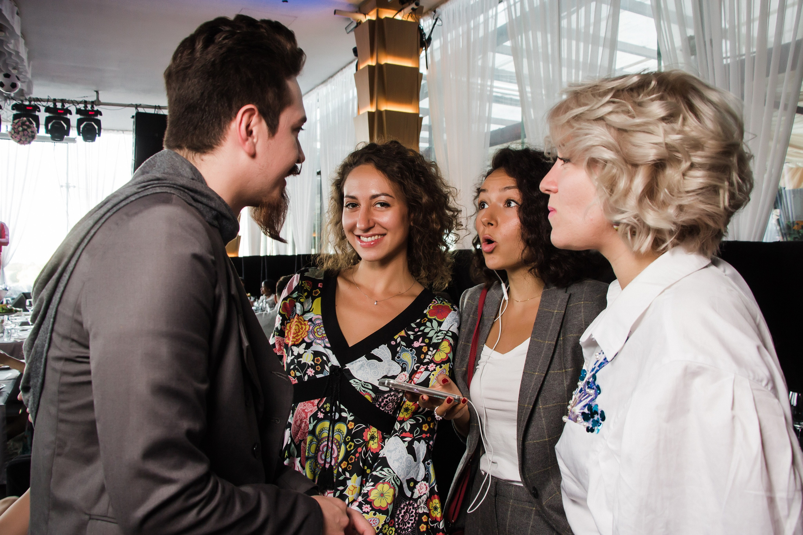 День премьер в ресторане OBLAKA Moscow. Фотограф в спб Александр Потапов