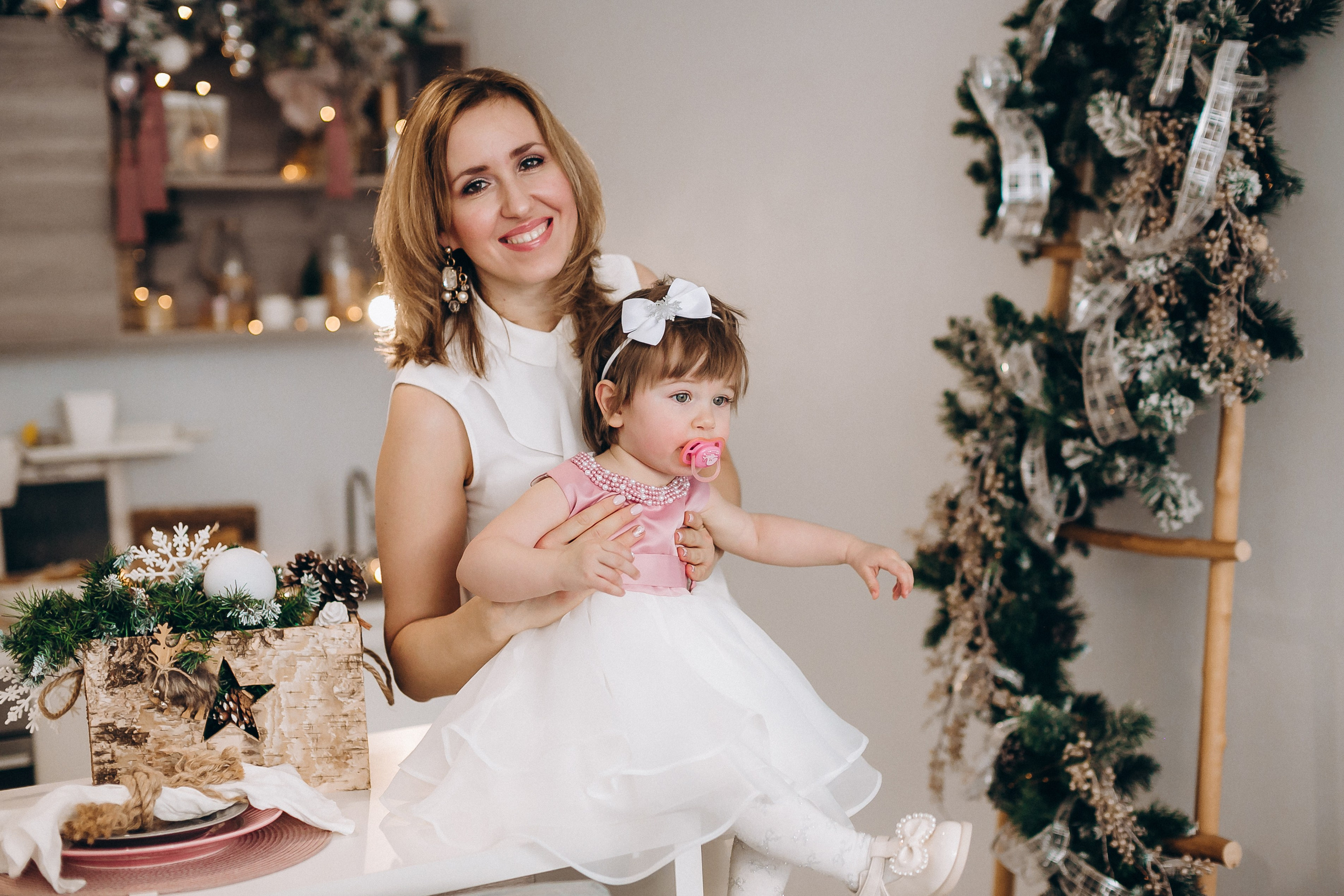 Новогодняя фотосессия в студии. Семейный, детский и школьный фотограф в Москве Рудницкая Анна