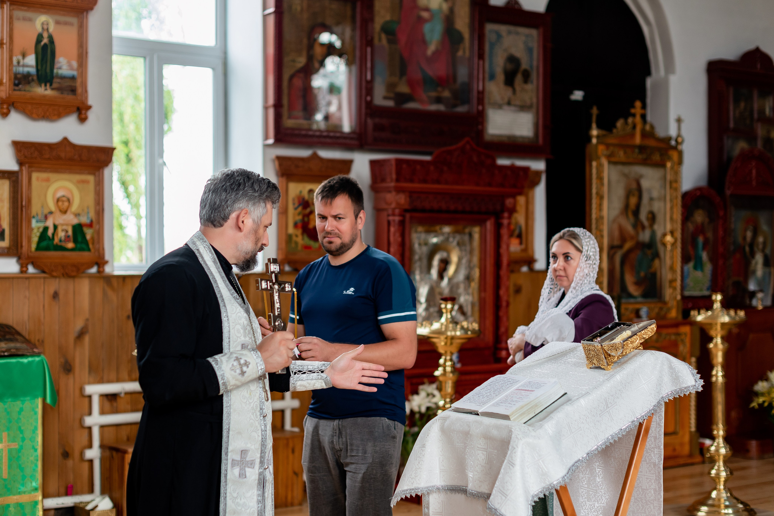 Крещение Ксении. Фотограф Татьяна Иванчикова