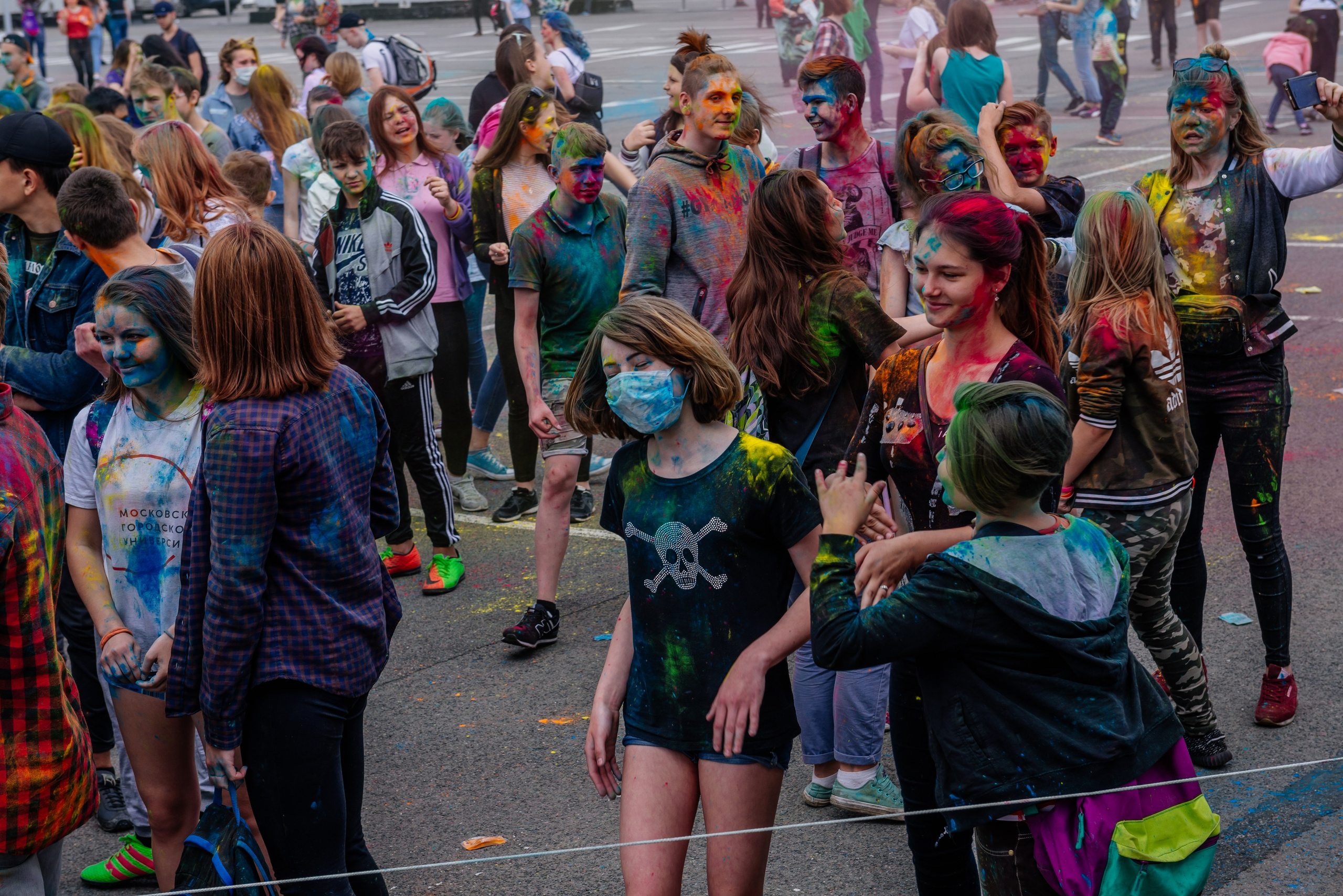 Фестиваль красок Holi. Москва, МО. Фотограф LANA STIL. Семейный, репортажный фотограф, студия. Женский, мужской портрет. Фотографирую территориально в г. Королев, Москва, МО