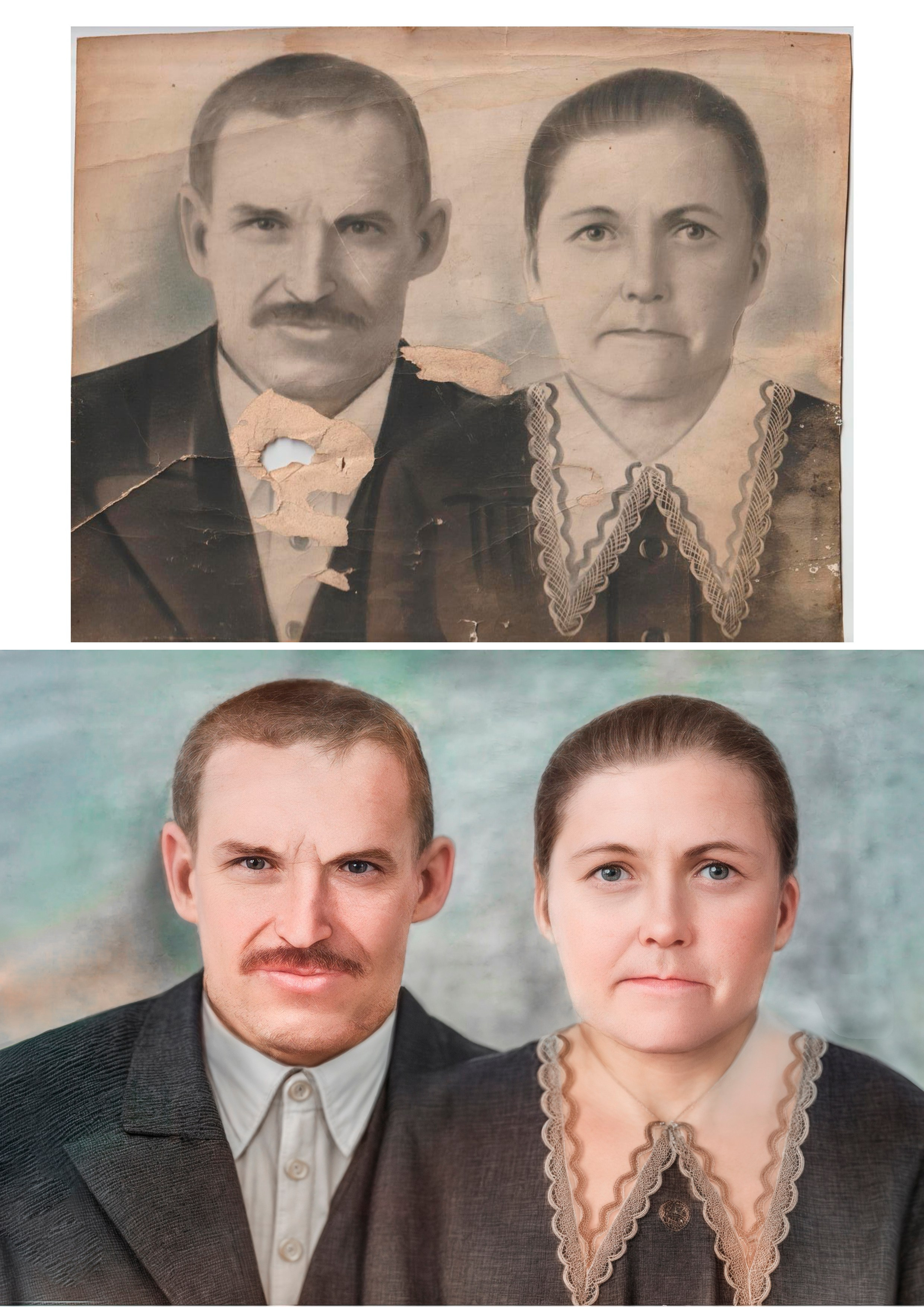 Реставрация старых фотографий. Фотограф фотосалон SO! photo&video город Находка Приморский край