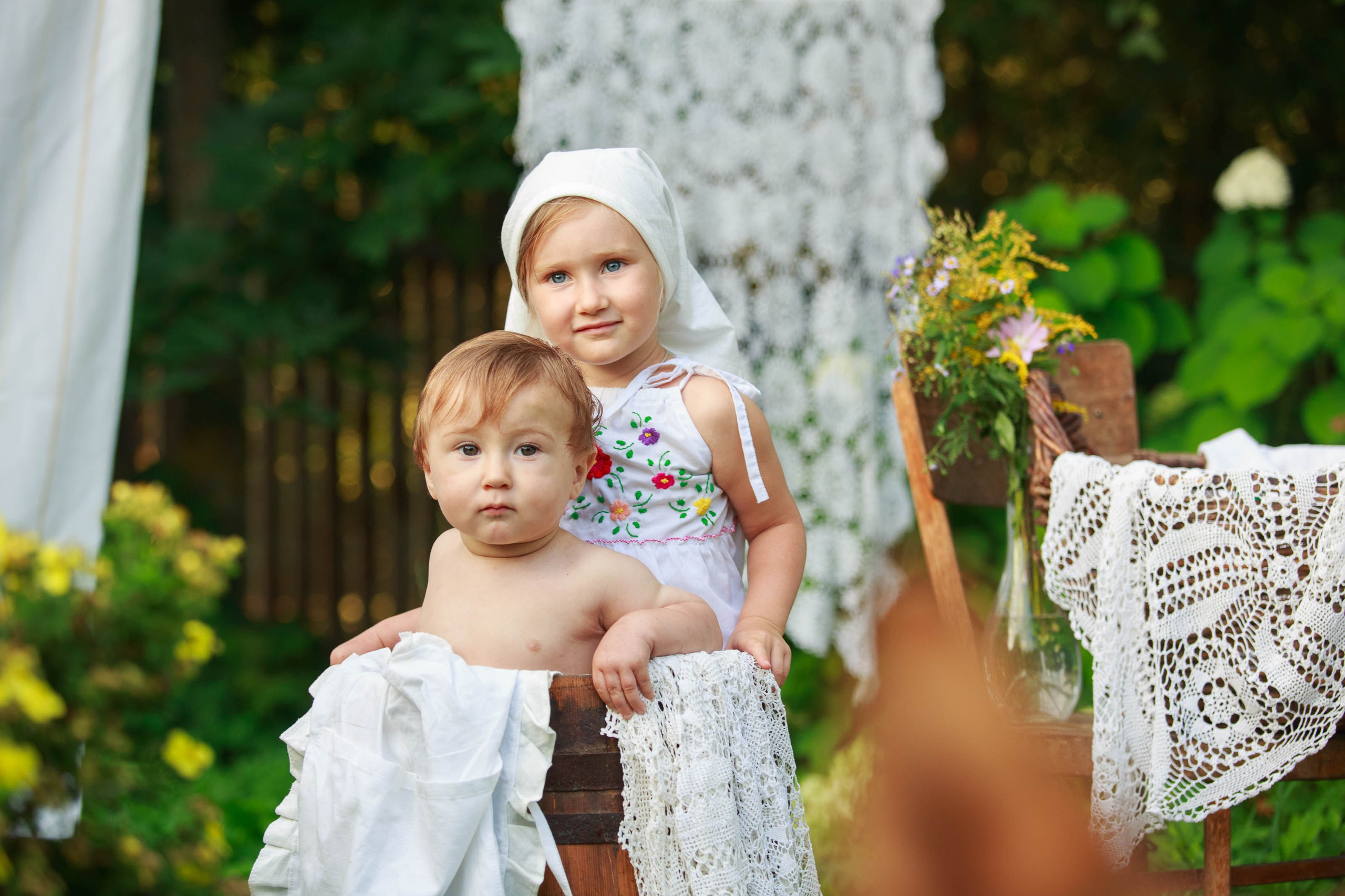 Проект «Ретро стирка на реке». Семейный и детский фотограф в Москве Мария Быкова