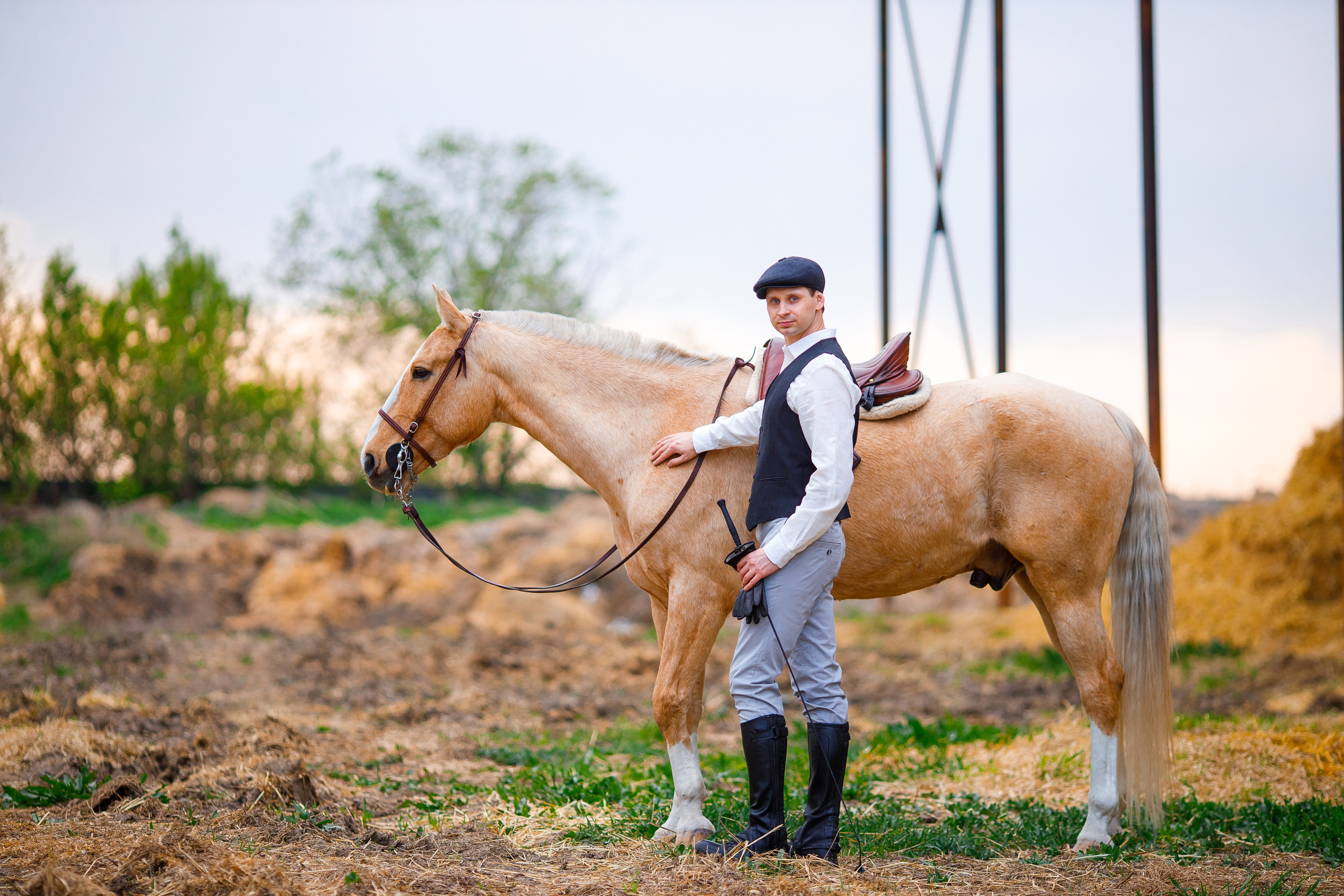 LoveStory с лошадью в Алматы. Свадебный и семейный фотограф в Алматы Алексей Балышев