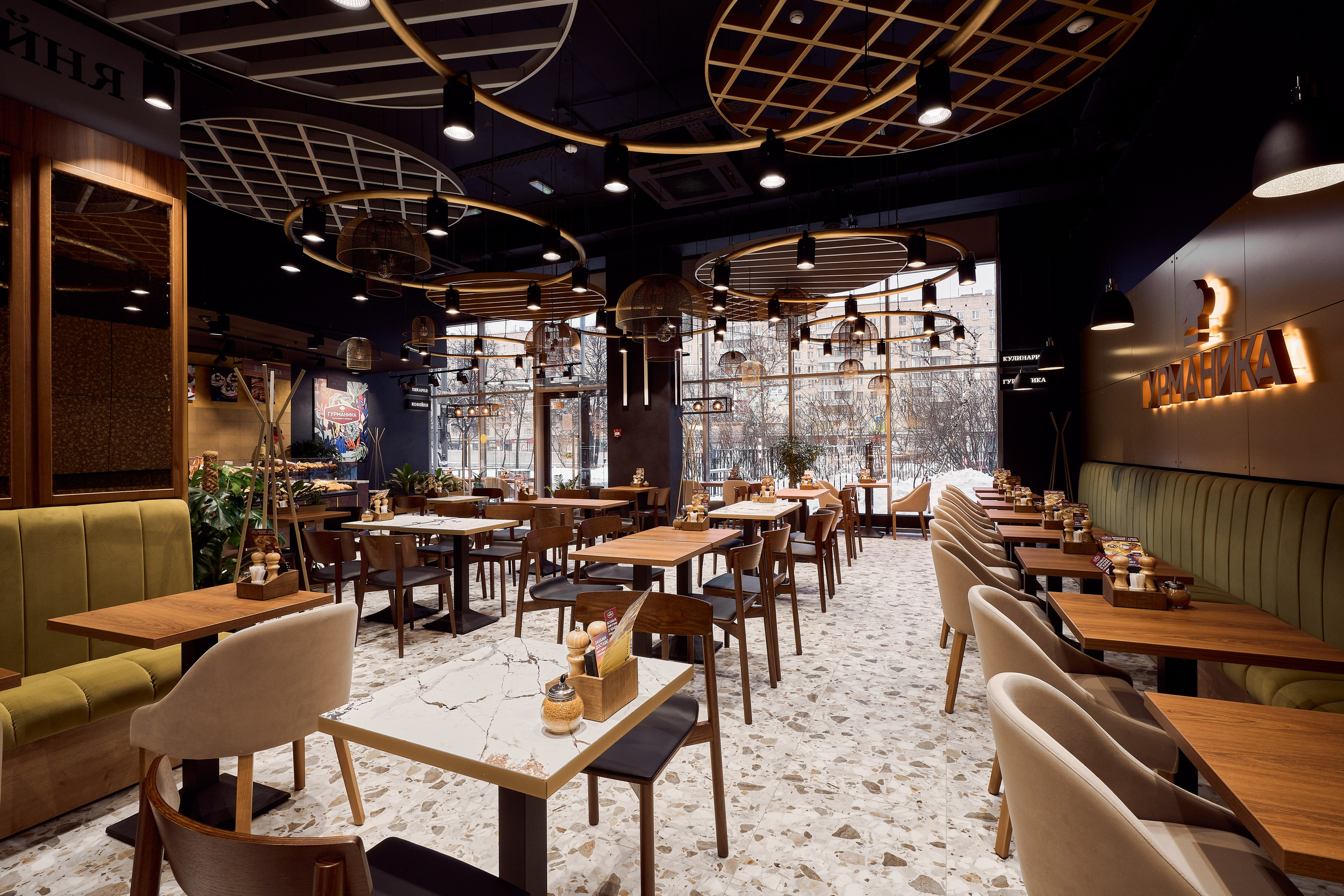 Кафе Гурманика на Бутырской (Бизнес съемка). Бояршинов Антон Интерьерный фотограф/видеограф Москва