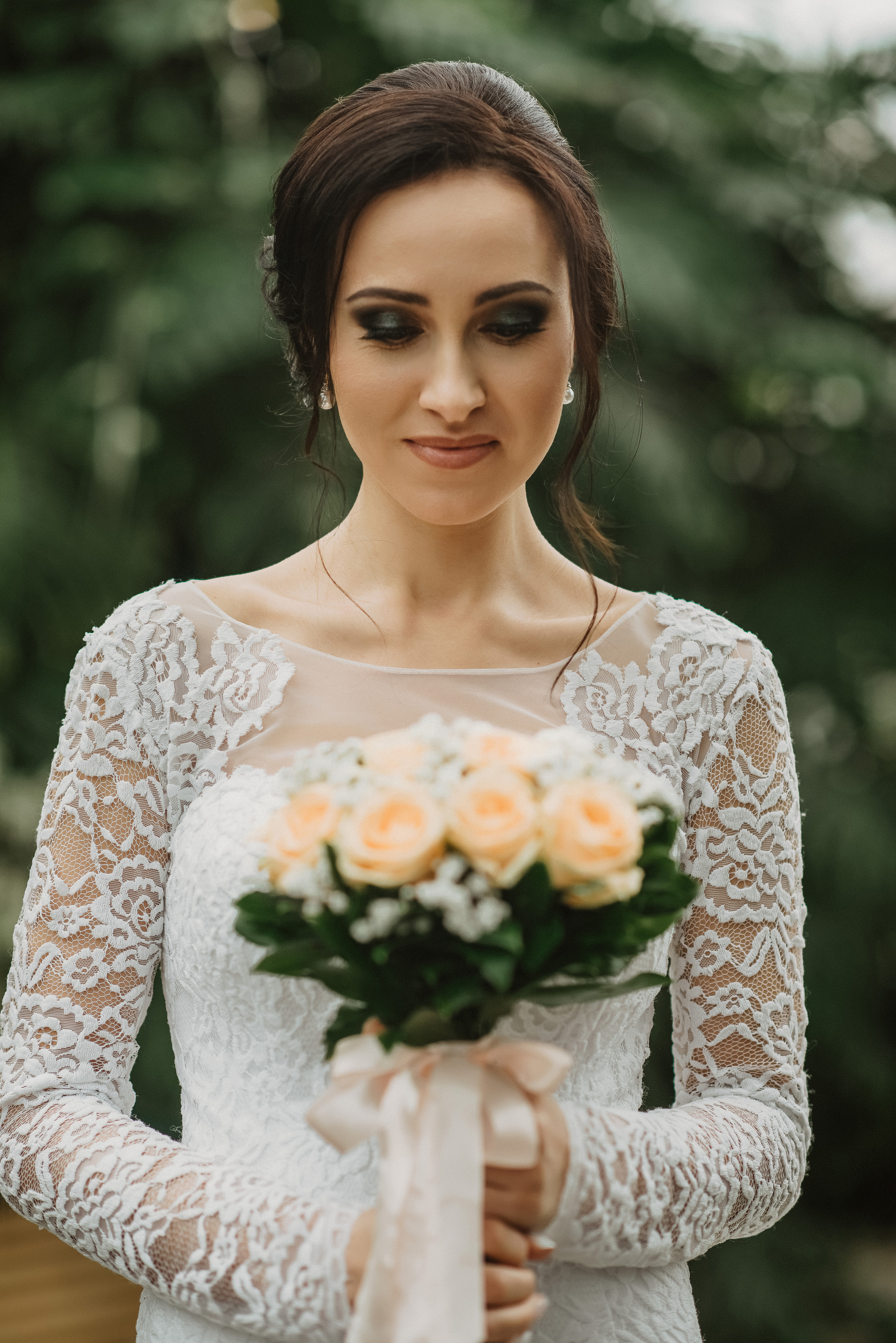 Свадебный образ - макияж и прическа. Визажист стилист в Астане Надежда Топникова