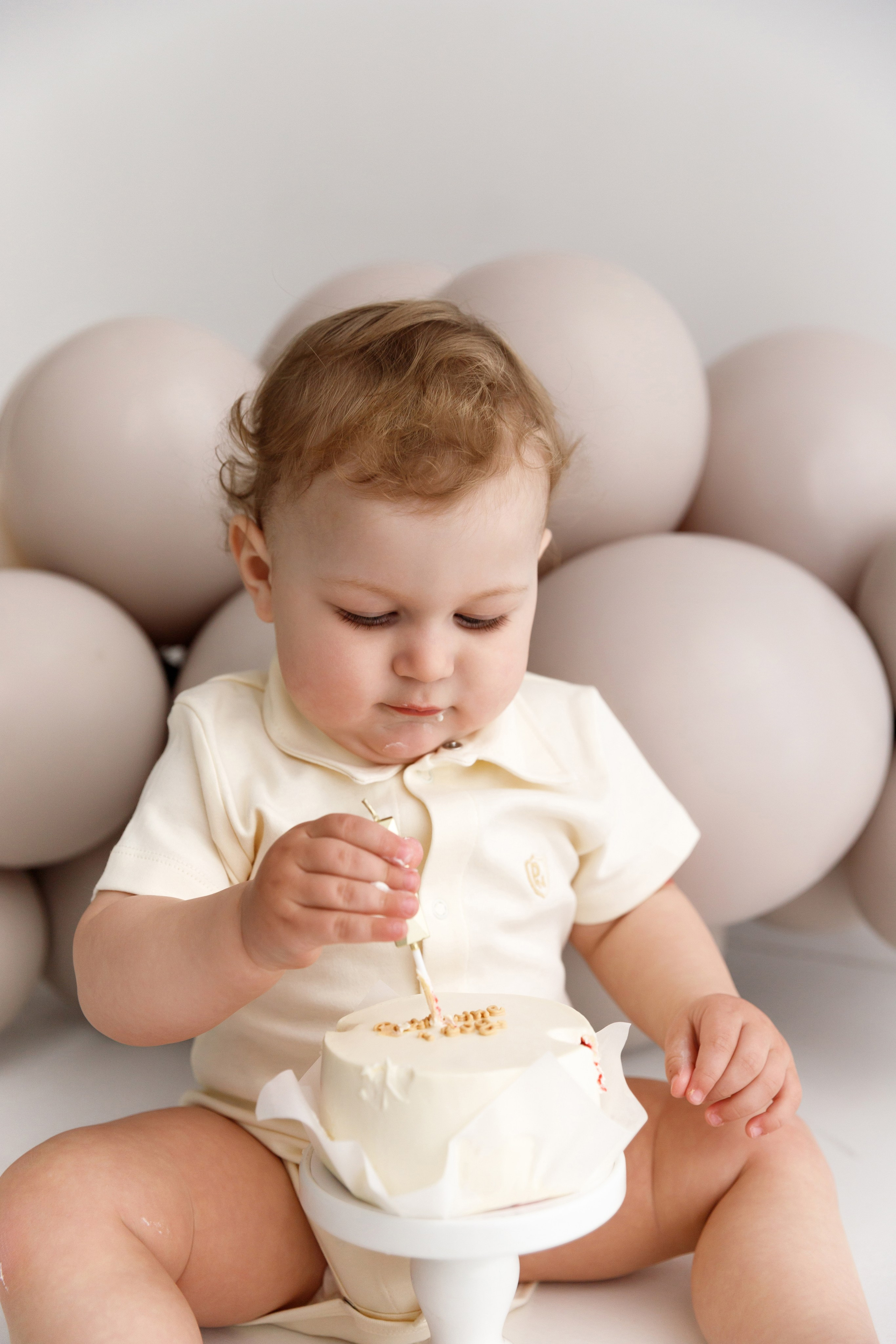 Годик Ванечке. Фотограф новорожденных Славянск-на-Кубани Куцевольская Екатерина