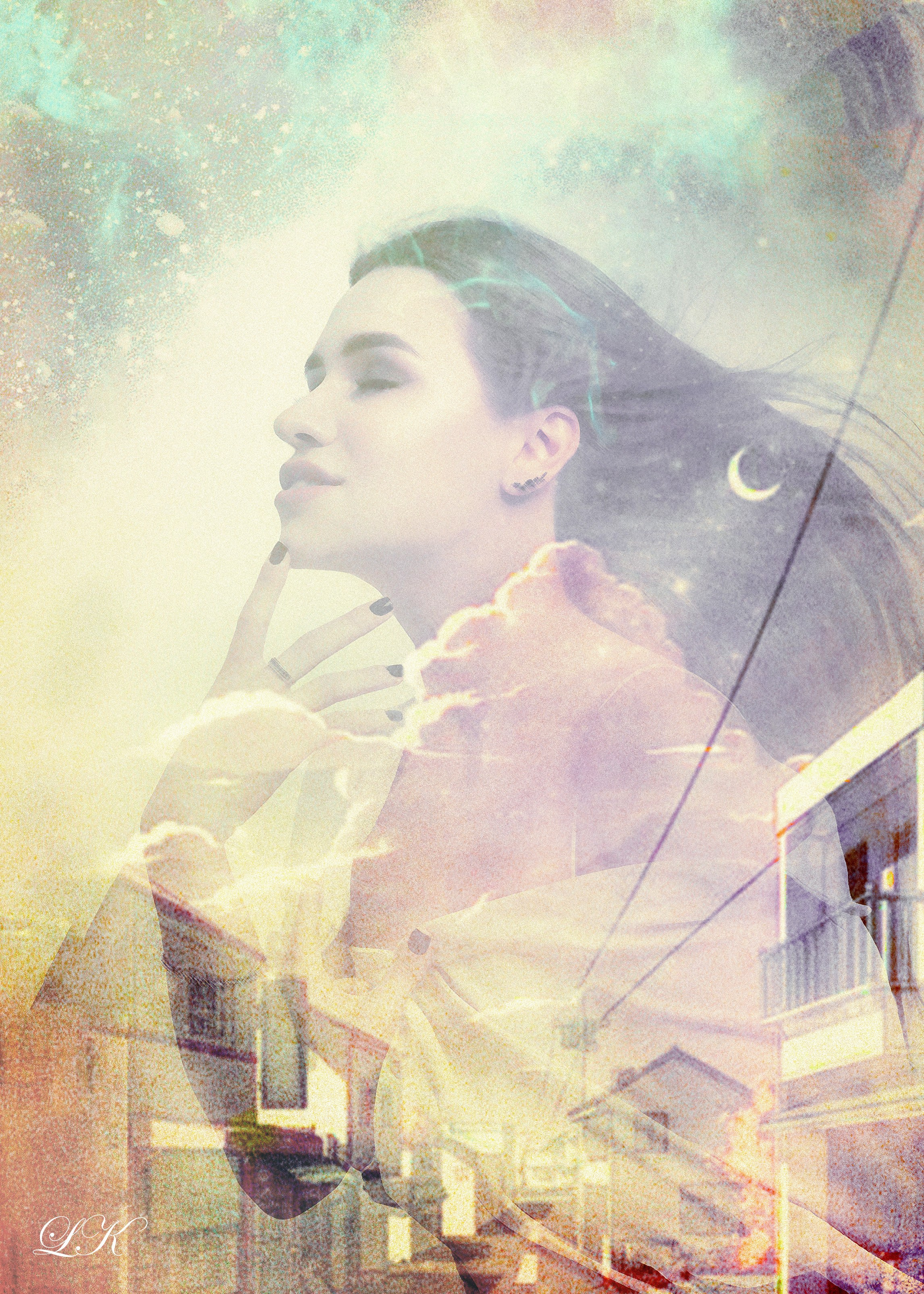 Абстракция женских портретов