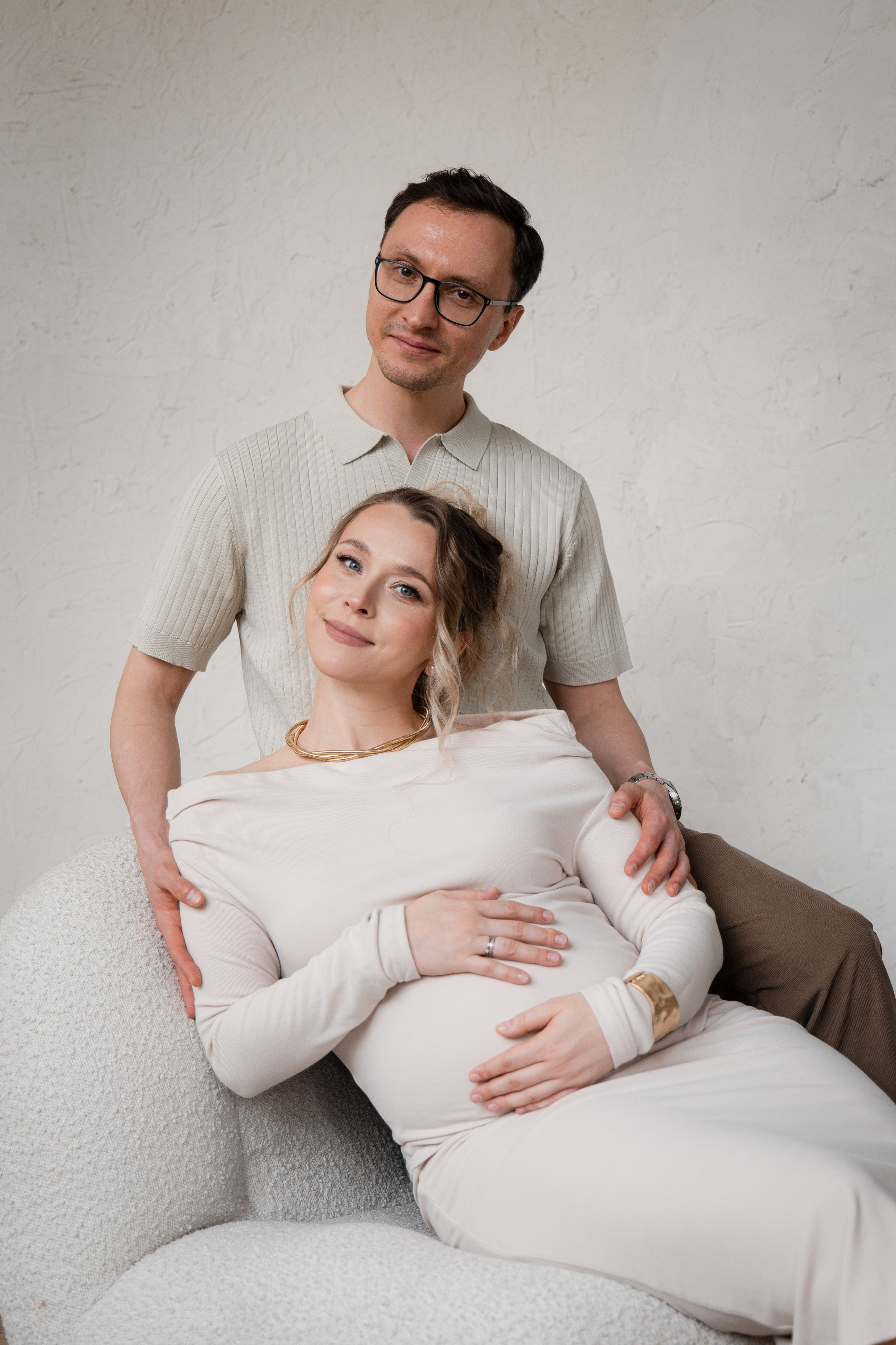 Семейная фотосессия в студии. Портретный и репортажный фотограф в Сочи Рамодина Юлия