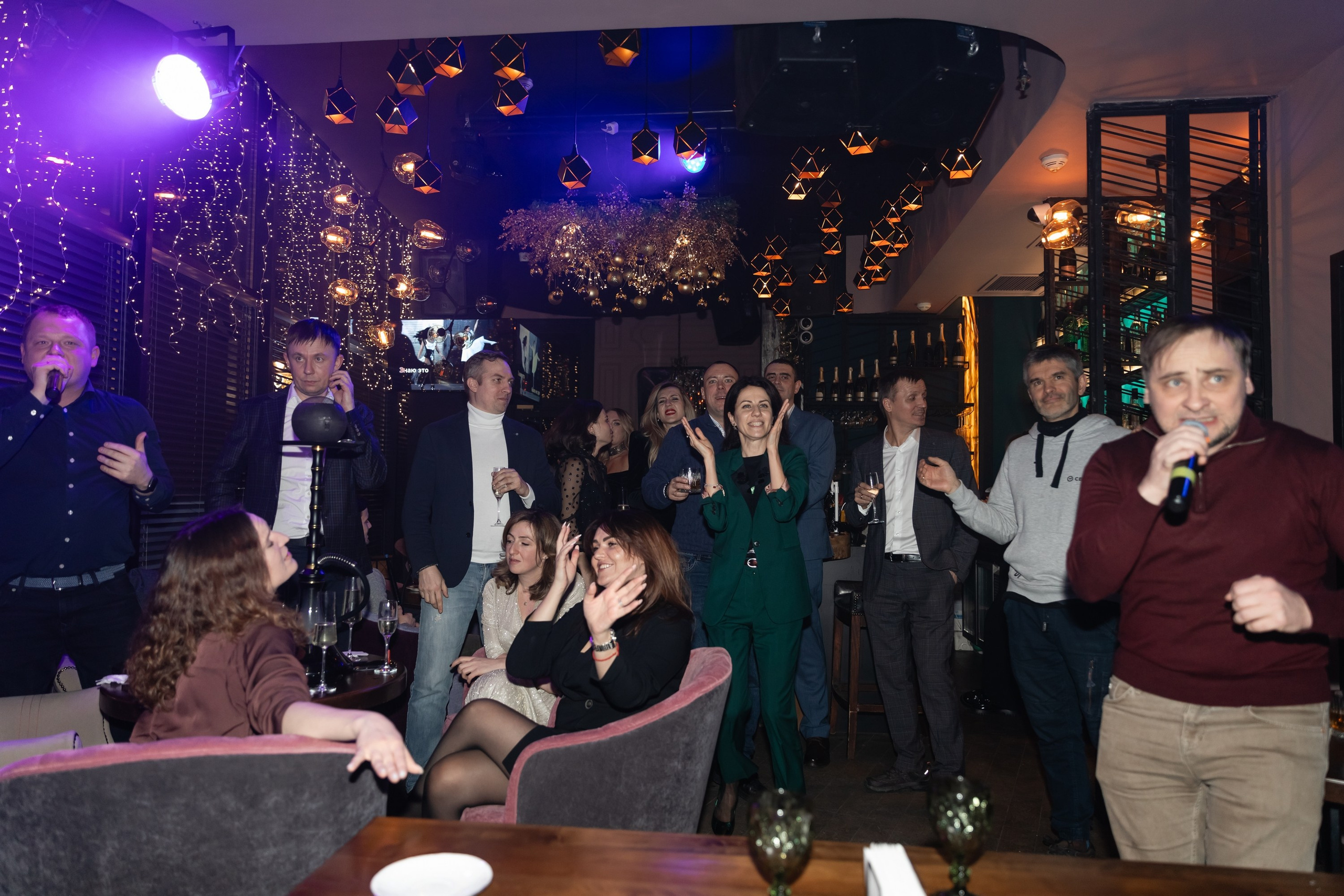 Новогодний корпоратив (Караоке клуб Who is who). Татьяна Чернышова свадебный фотограф Москва