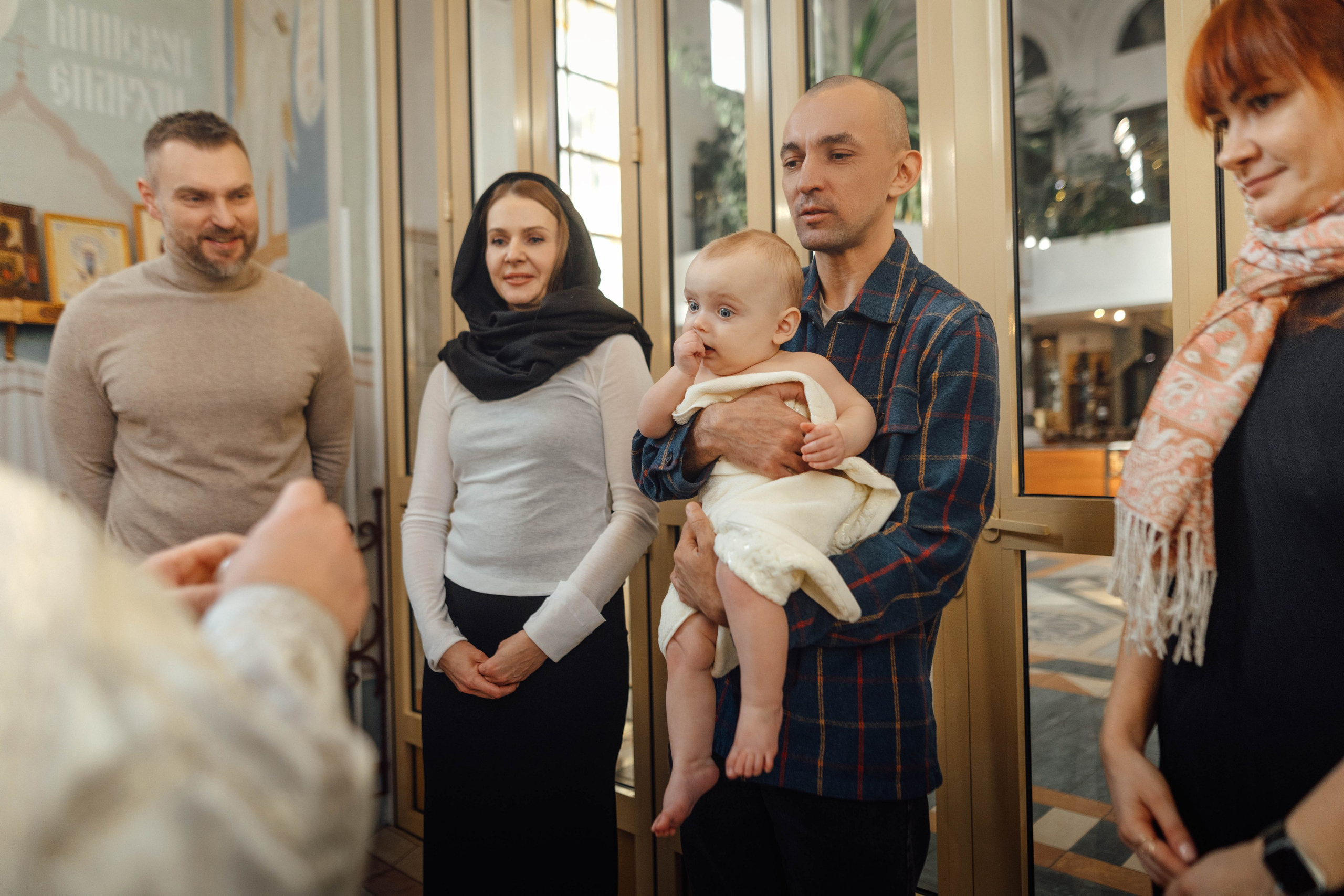 Крещение Александра, храм Иова Многострадального (Дом Милосердия), Минск, январь 2026