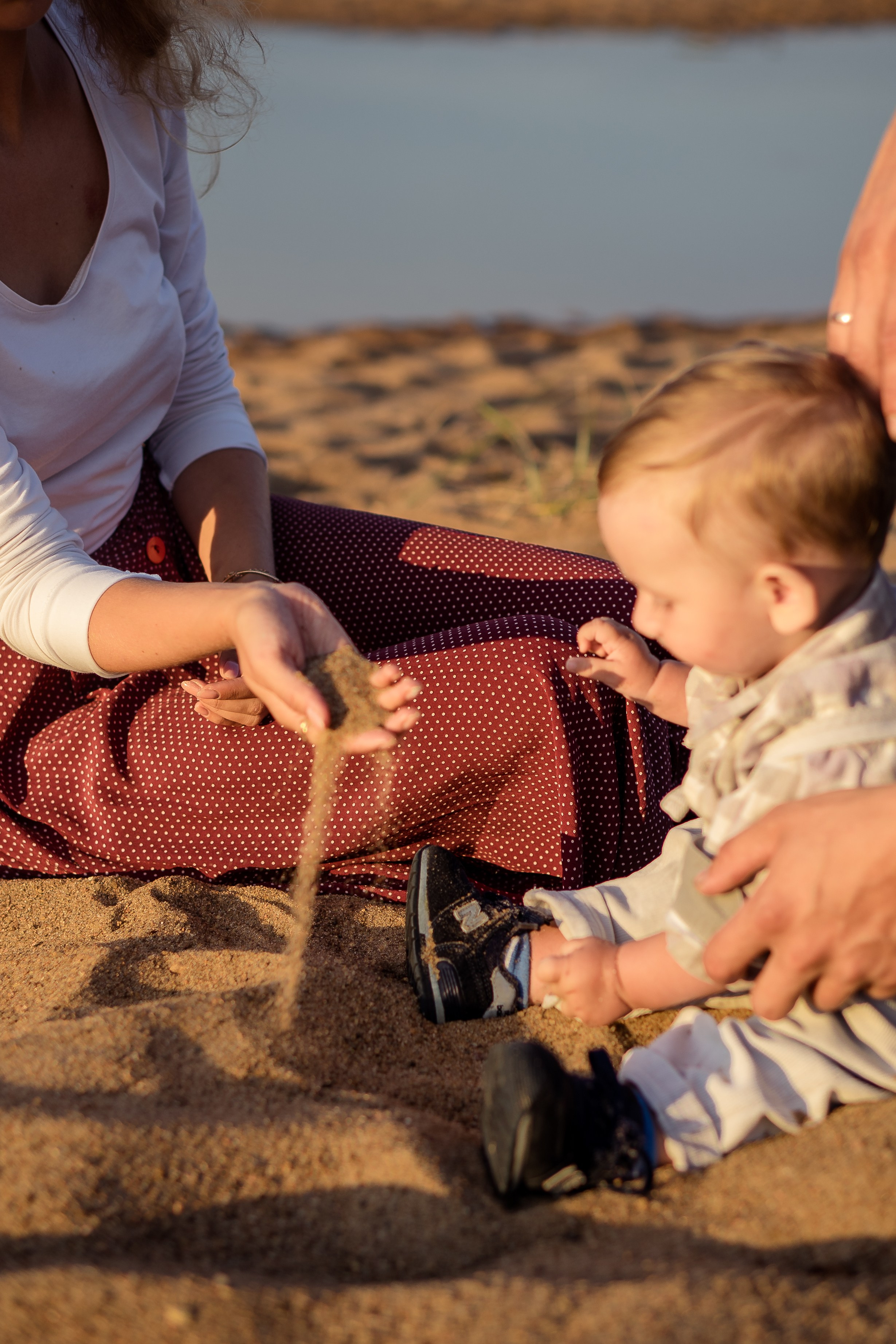 Стефан с родителями на заливе. Фотограф Ольга Игорева