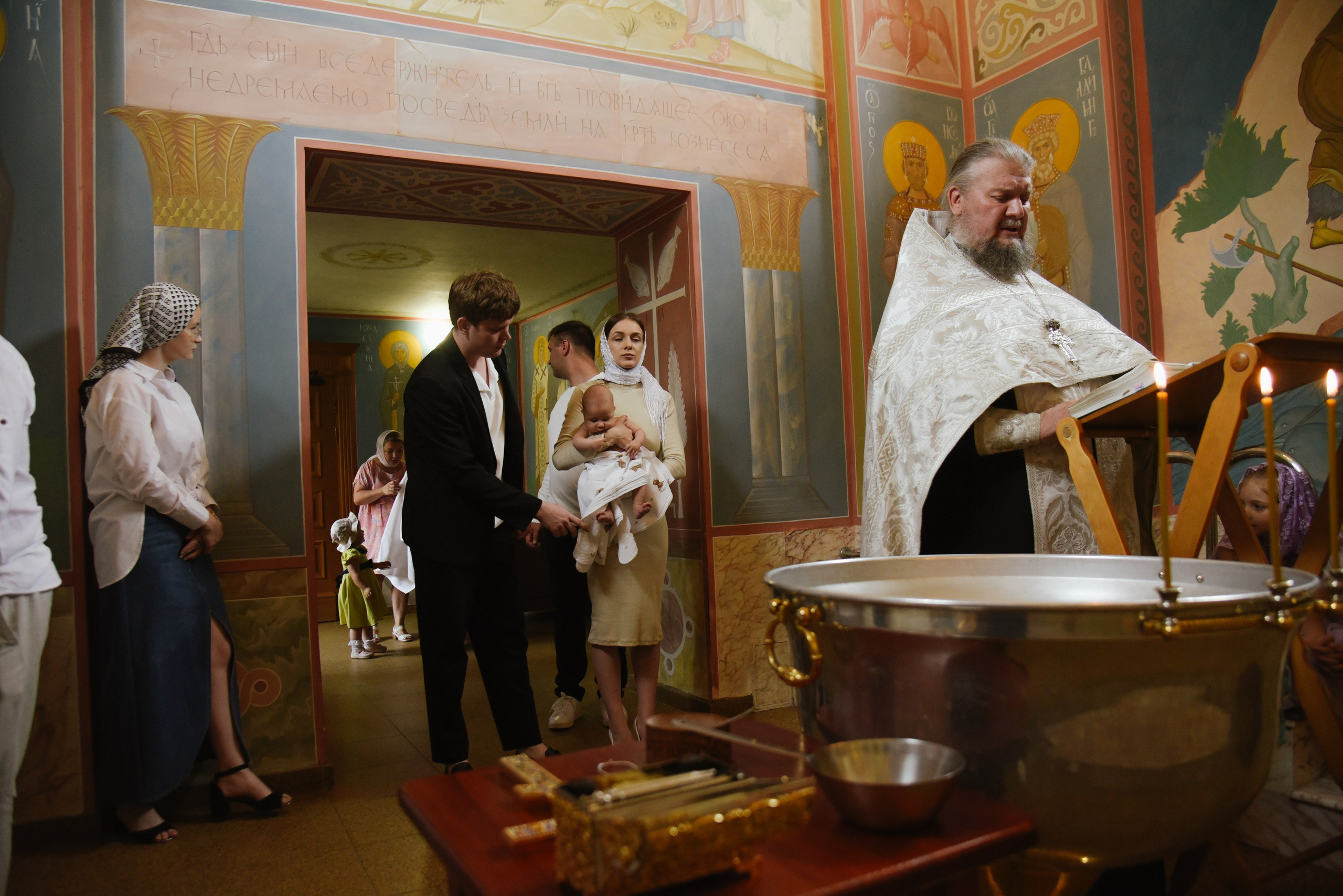 Крещение Вадима. Фотограф Лола Волна, город Москва