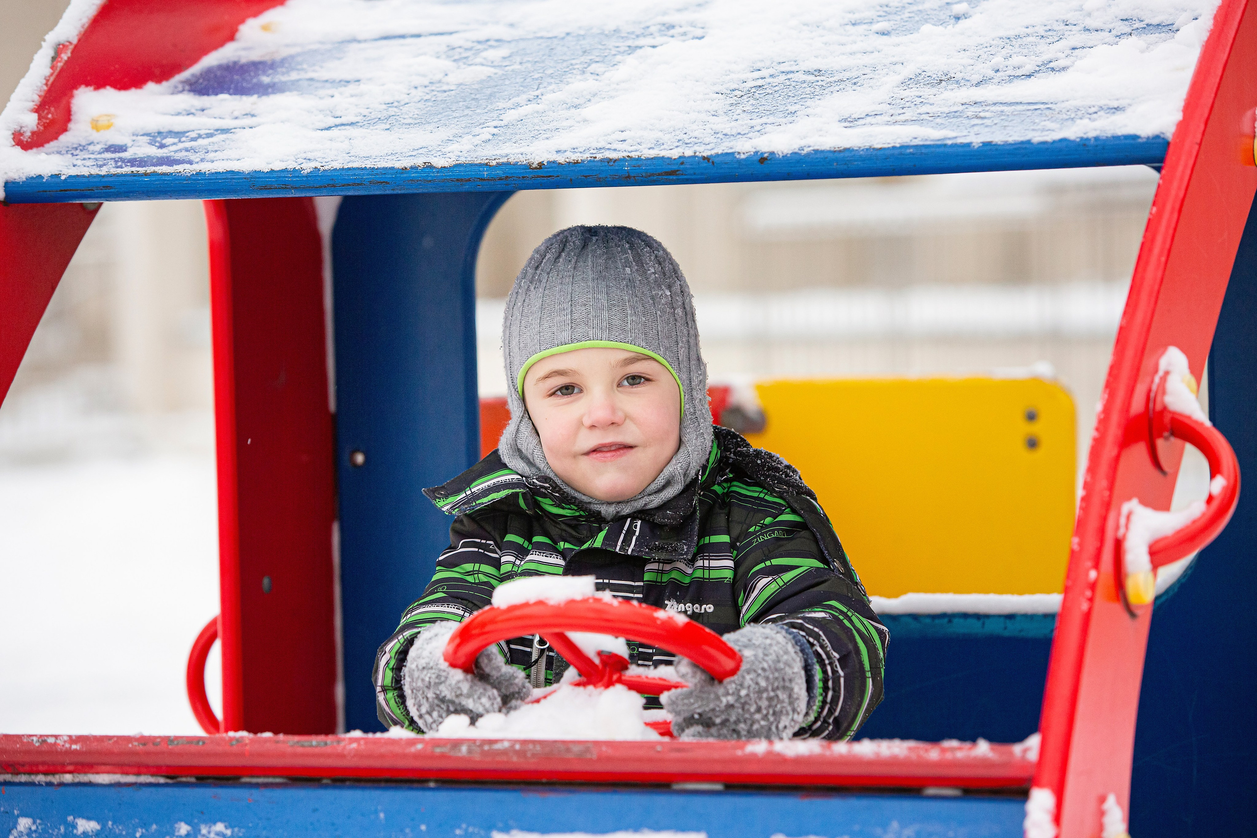 Зима в детском саду. Свадебный, семейный, детский фотограф в Санкт-Петербурге