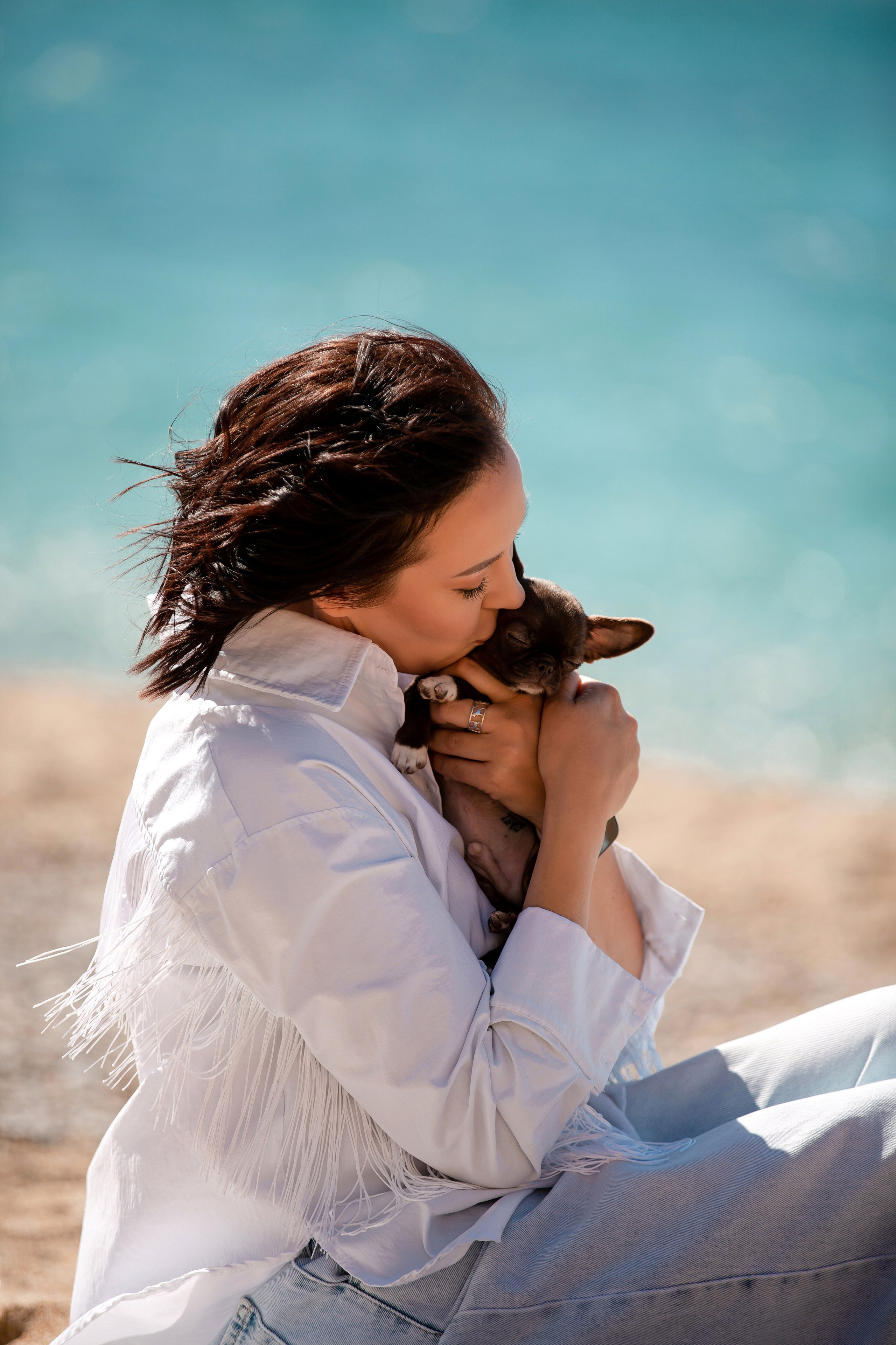 Веймаранер и чихуахуа в Крыму. Фотограф-анималист в Краснодаре Маша Мельникова
