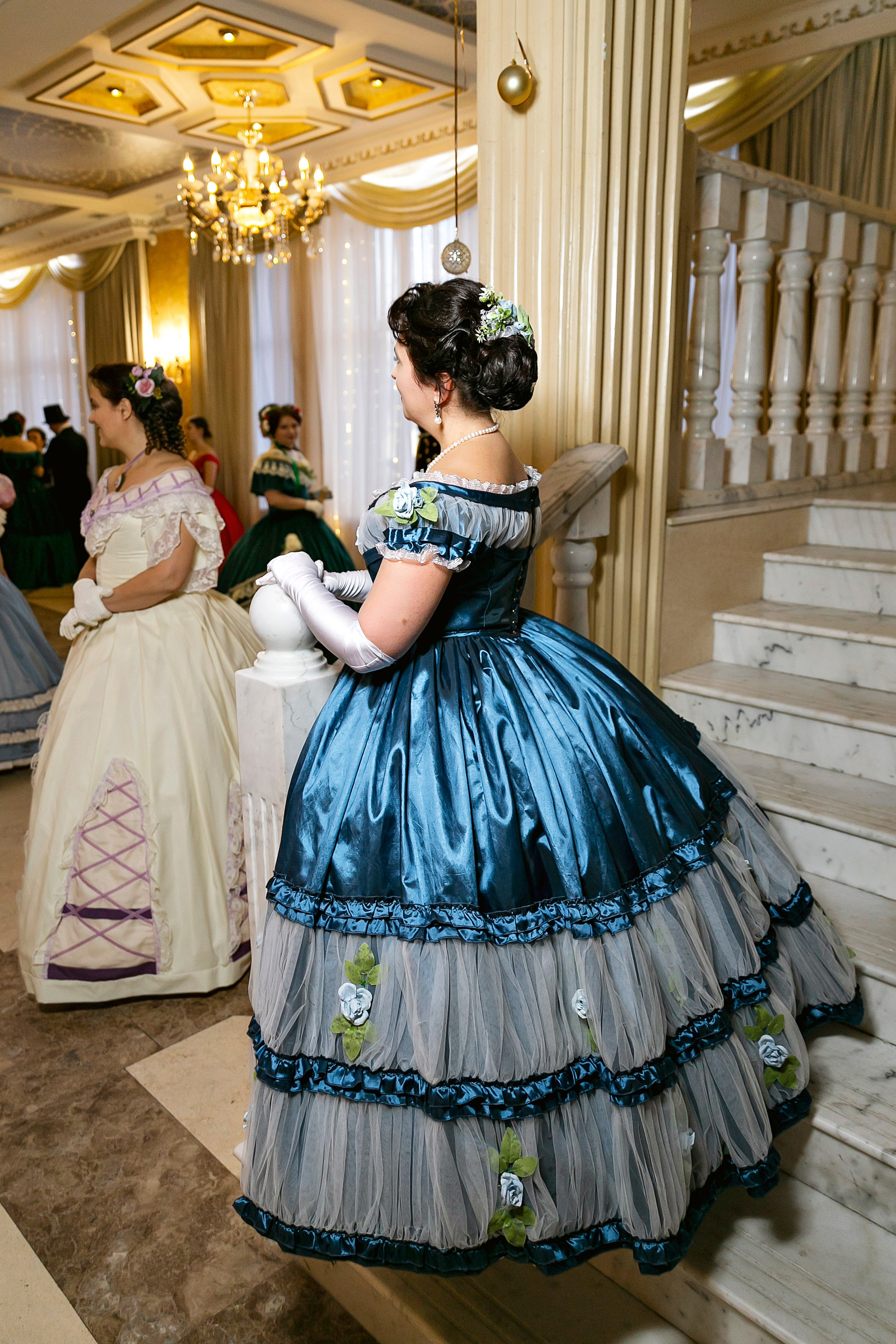 Рождественский бал школы исторического танца «Отражение». Фотограф в Новосибирске Сергей Белов