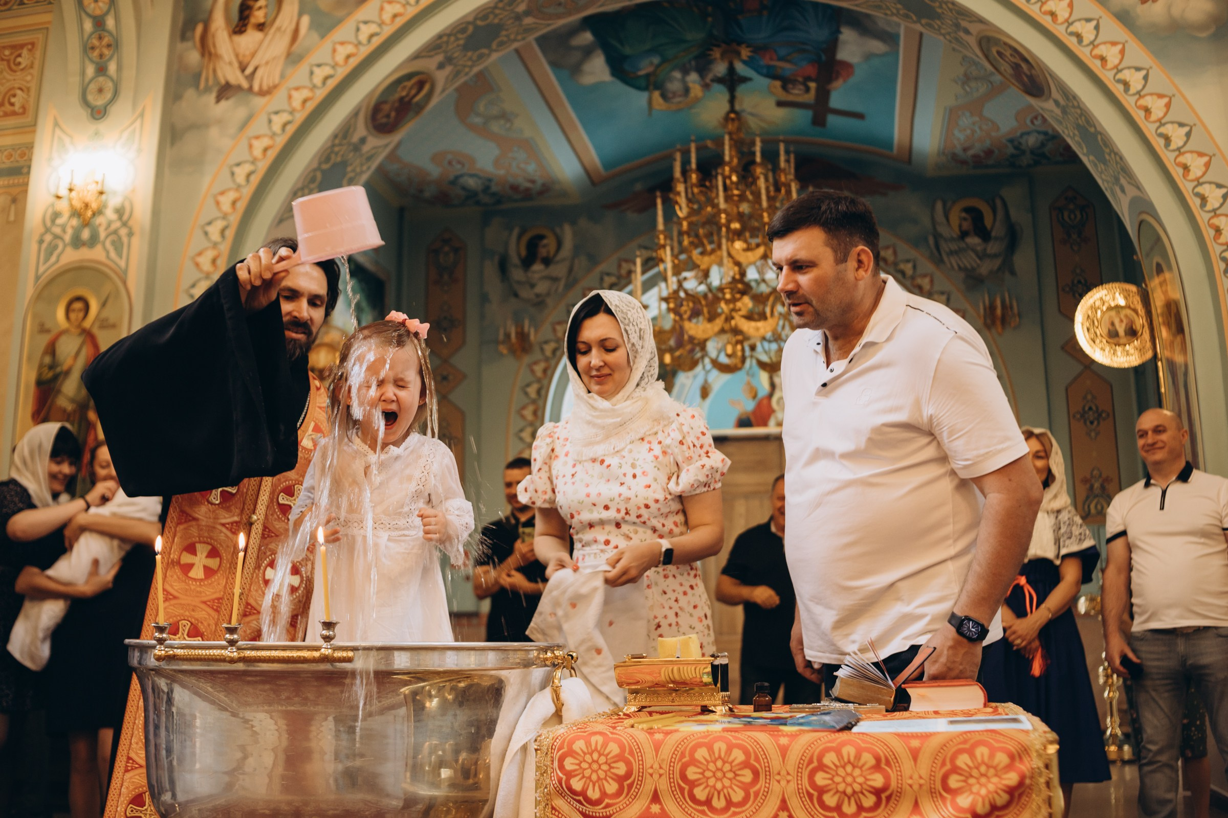 Крещение Таисии. Семейный фотограф в Волгодонске Краченцева Анна