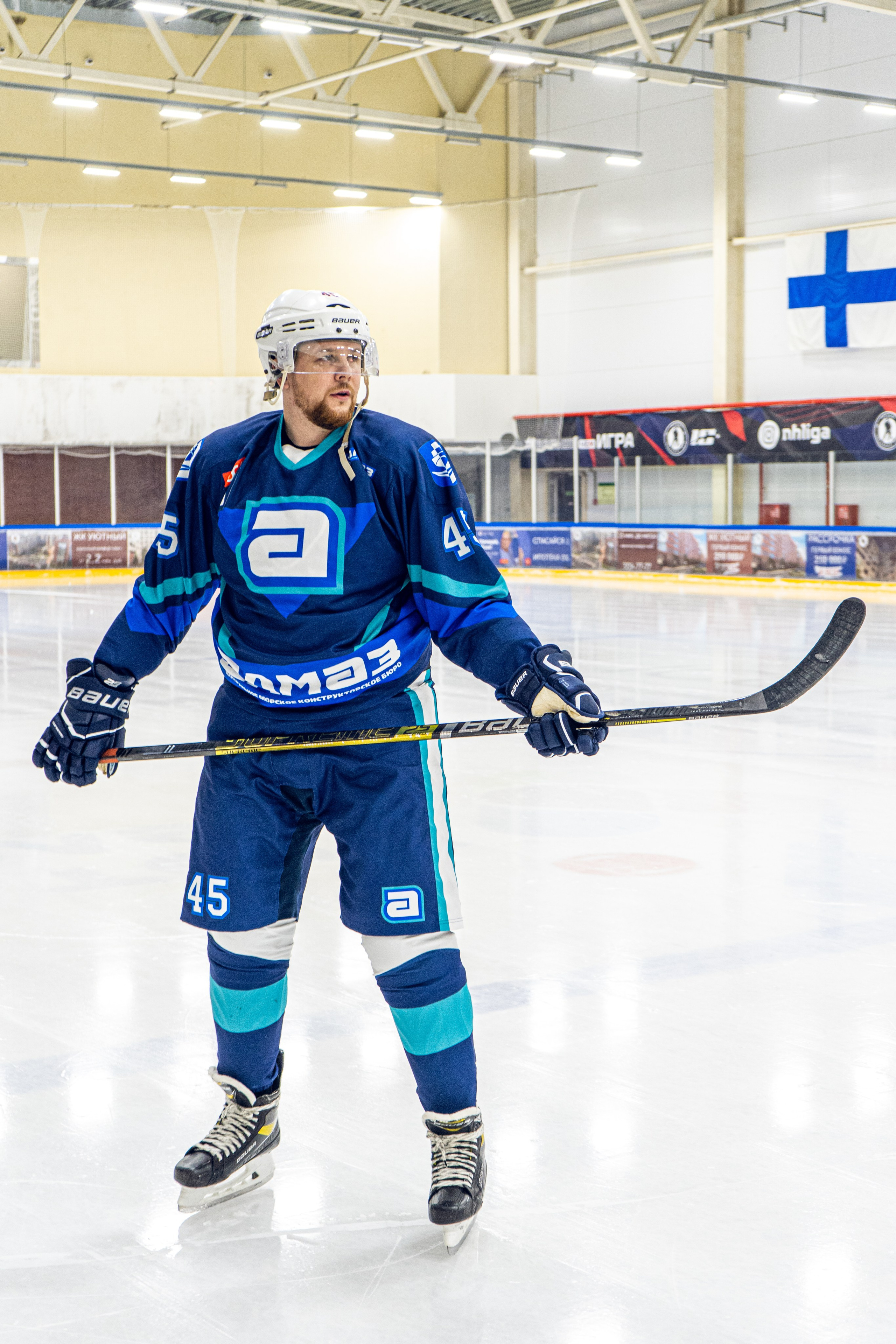 Тренировка по хоккею «ЦМКБ «Алмаз»